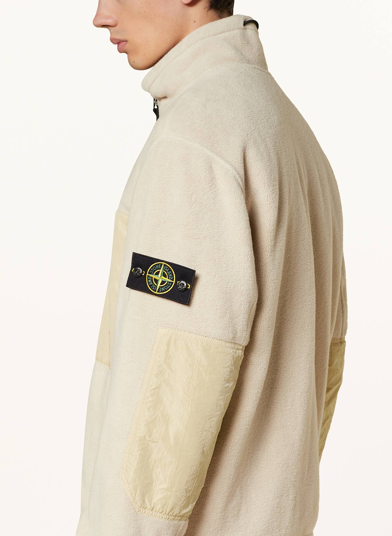 STONE ISLAND Fleecejacke, Farbe: HELLBRAUN (Bild 5)