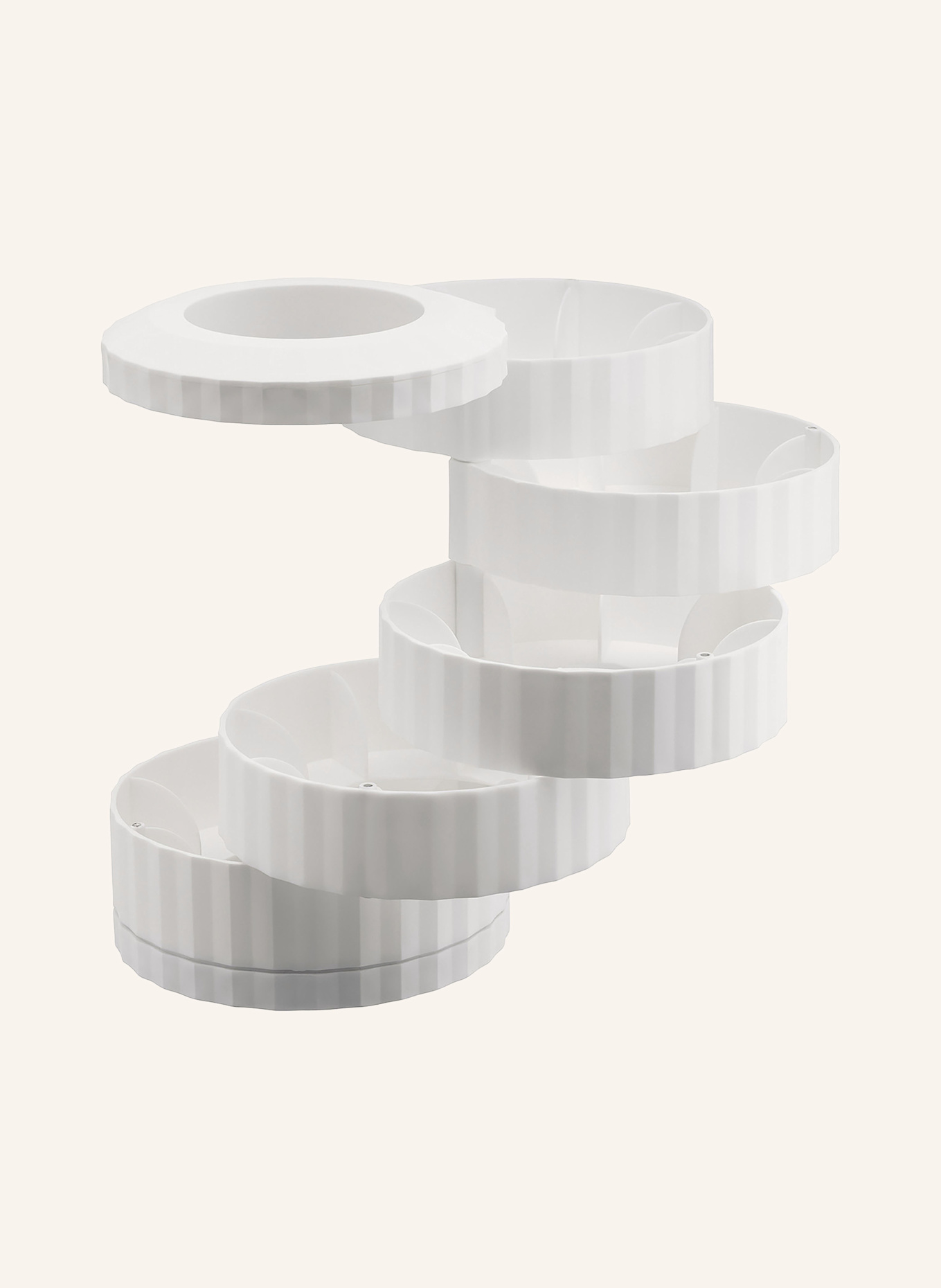 ALESSI Espressokapselhalter PLISSÉ: CREME