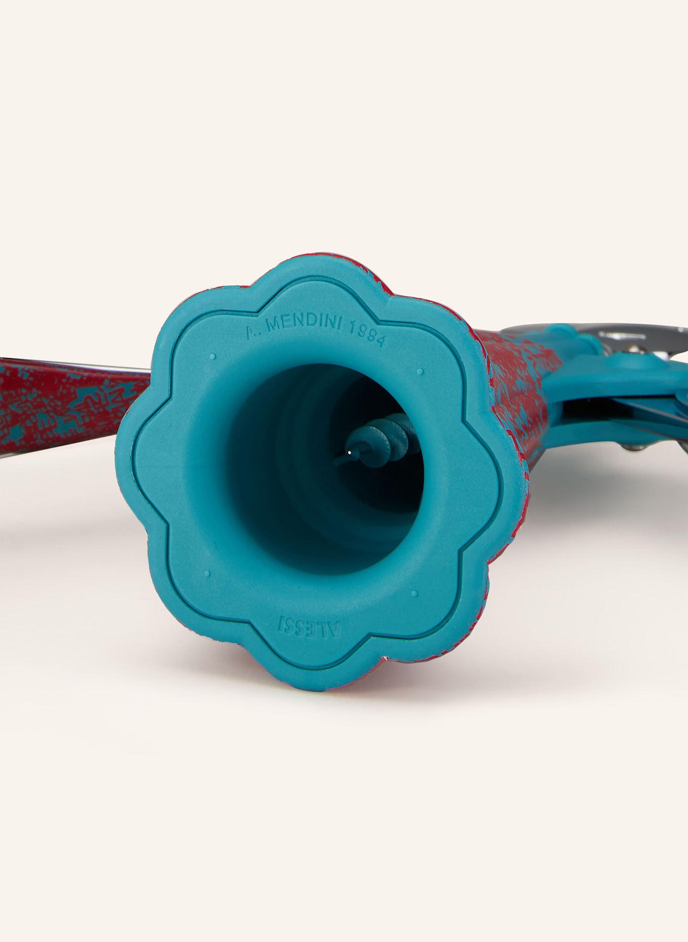 ALESSI Korkenzieher ANNA G.: TÜRKIS / ROT