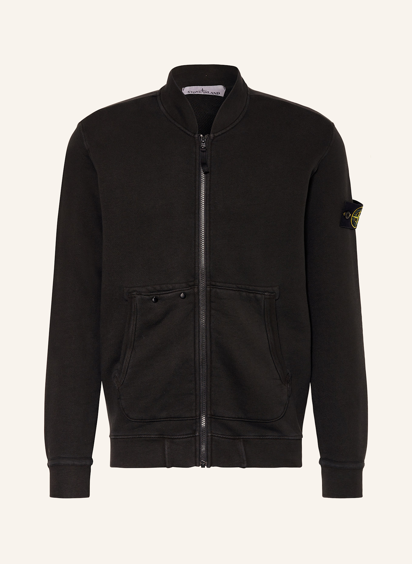 STONE ISLAND Sweatjacke, Farbe: SCHWARZ (Bild 1)