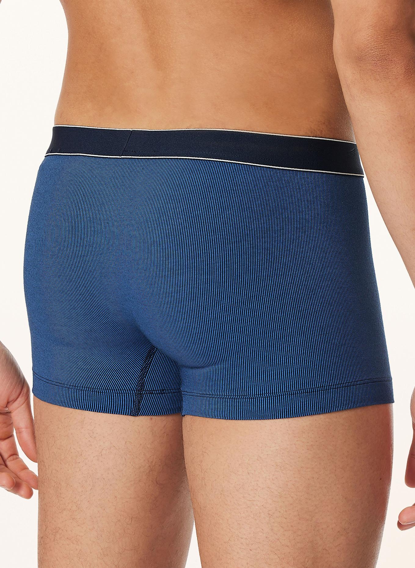 SCHIESSER DUALITY FUNCTION boxer shorts: DARK BLUE / BLACK