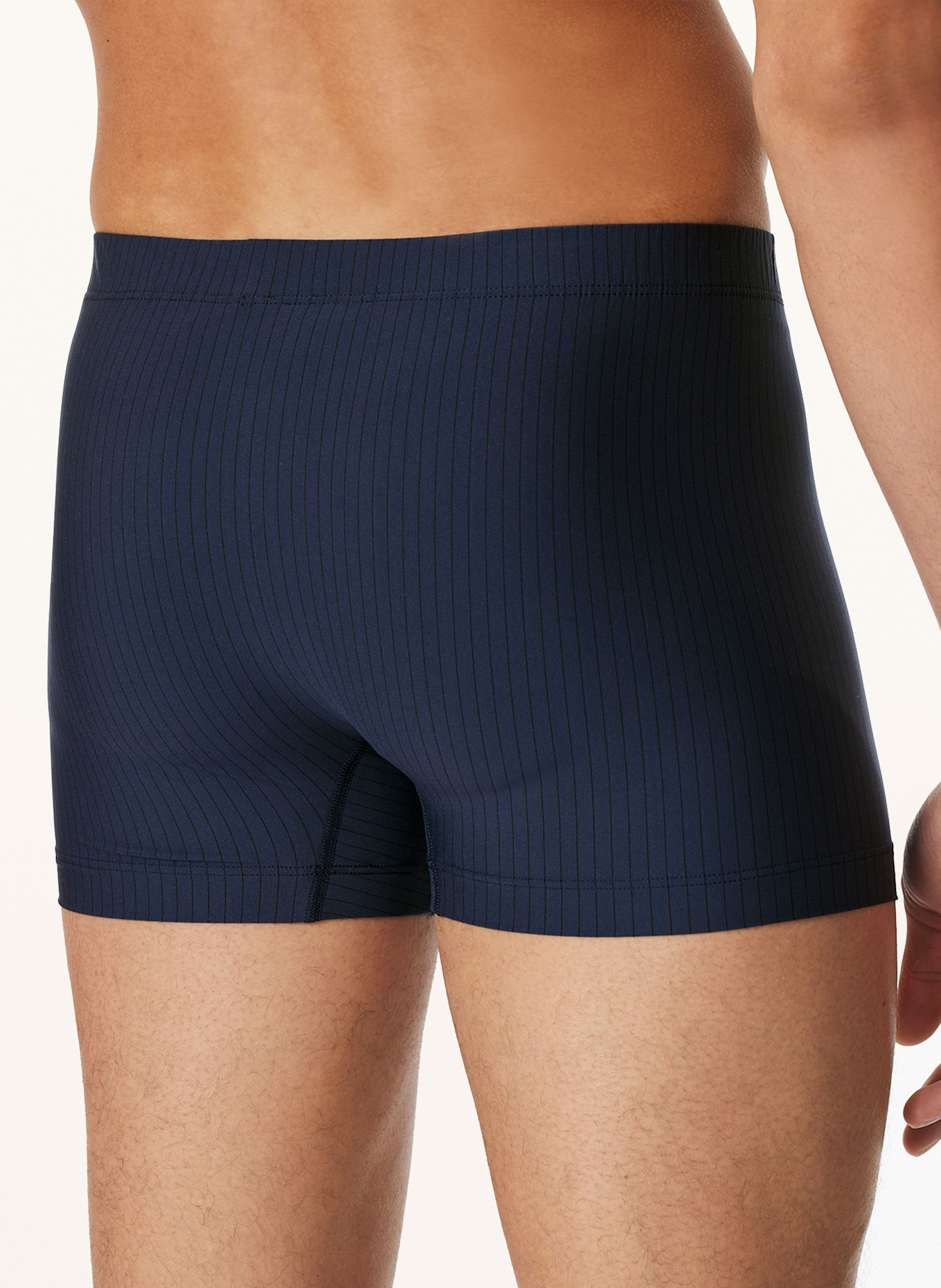 SCHIESSER Boxershorts PURE MICRO: DUNKELBLAU / SCHWARZ