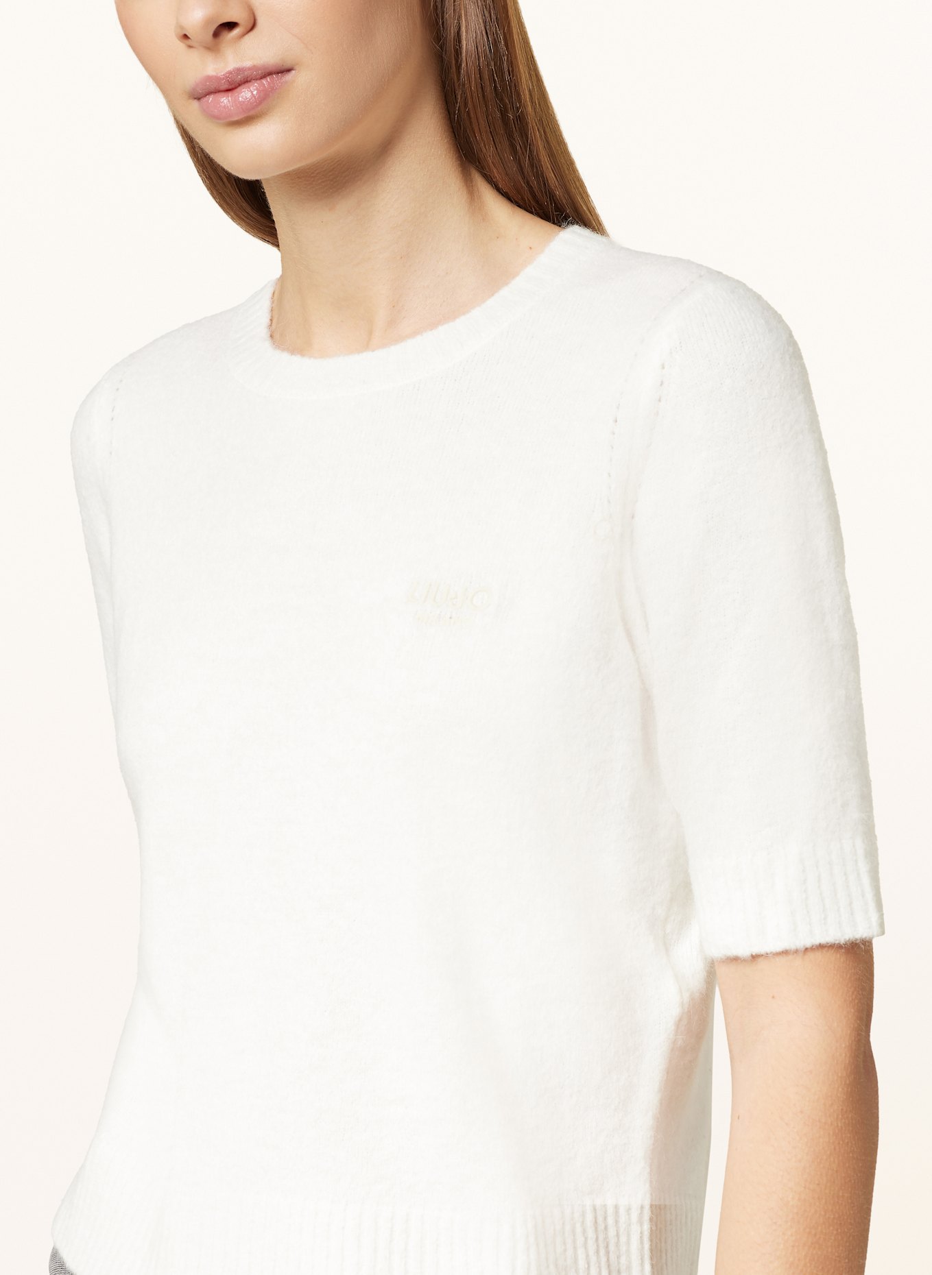 LIU JO Strickshirt, Farbe: ECRU (Bild 4)