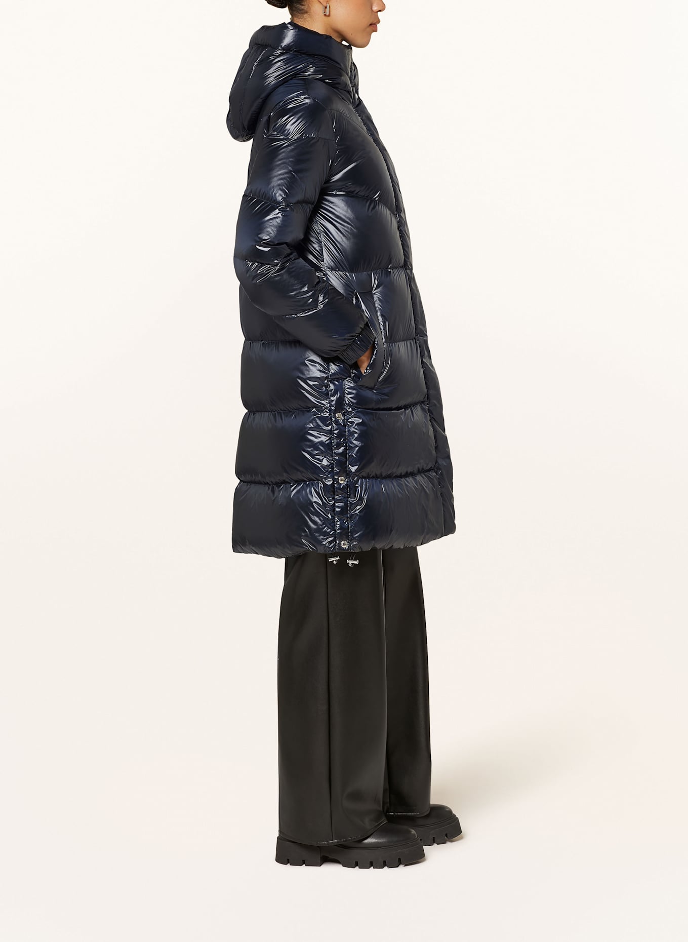 WOOLRICH Down coat ALIQUIPPA: DARK BLUE