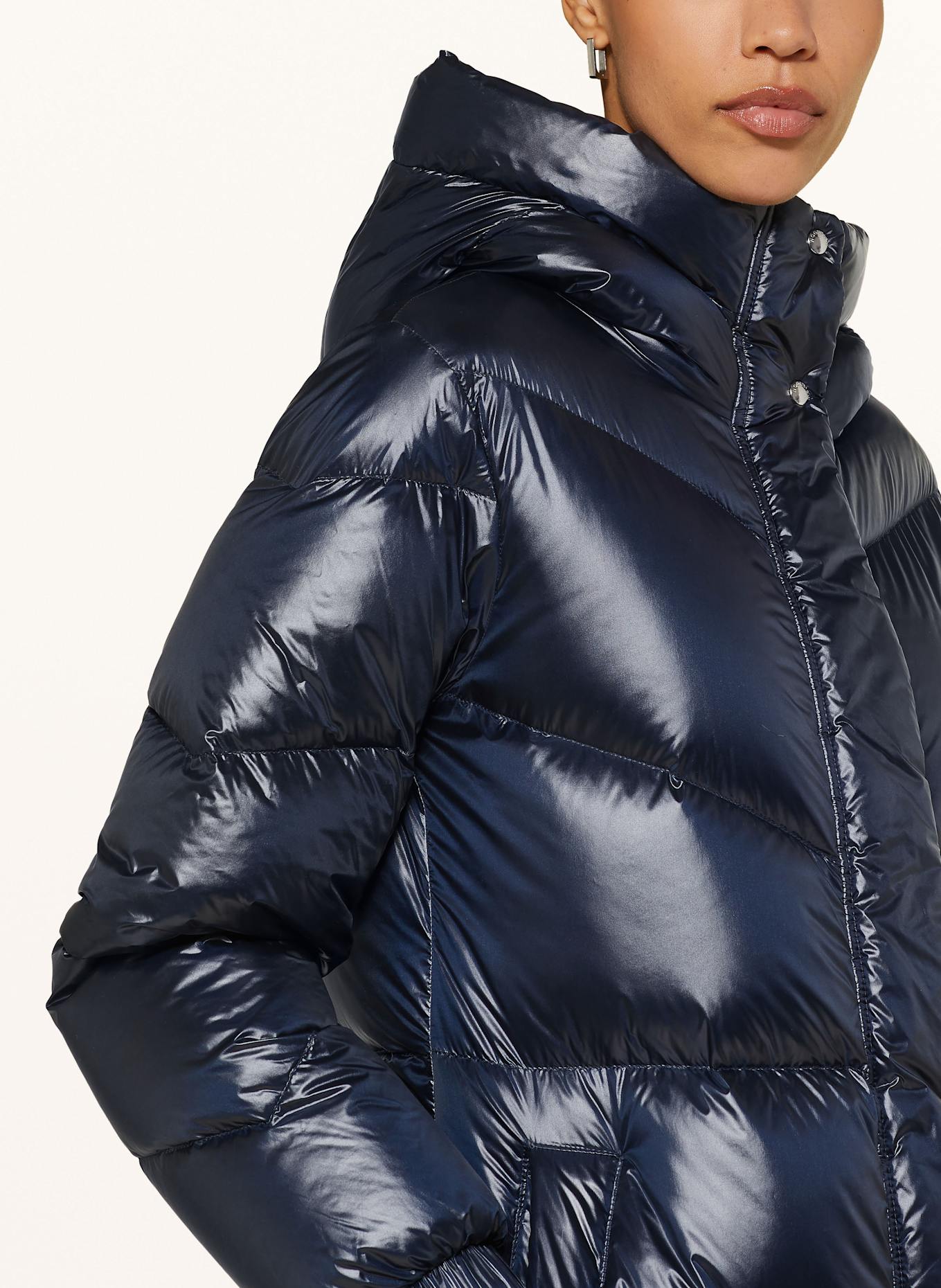 WOOLRICH Down coat ALIQUIPPA: DARK BLUE
