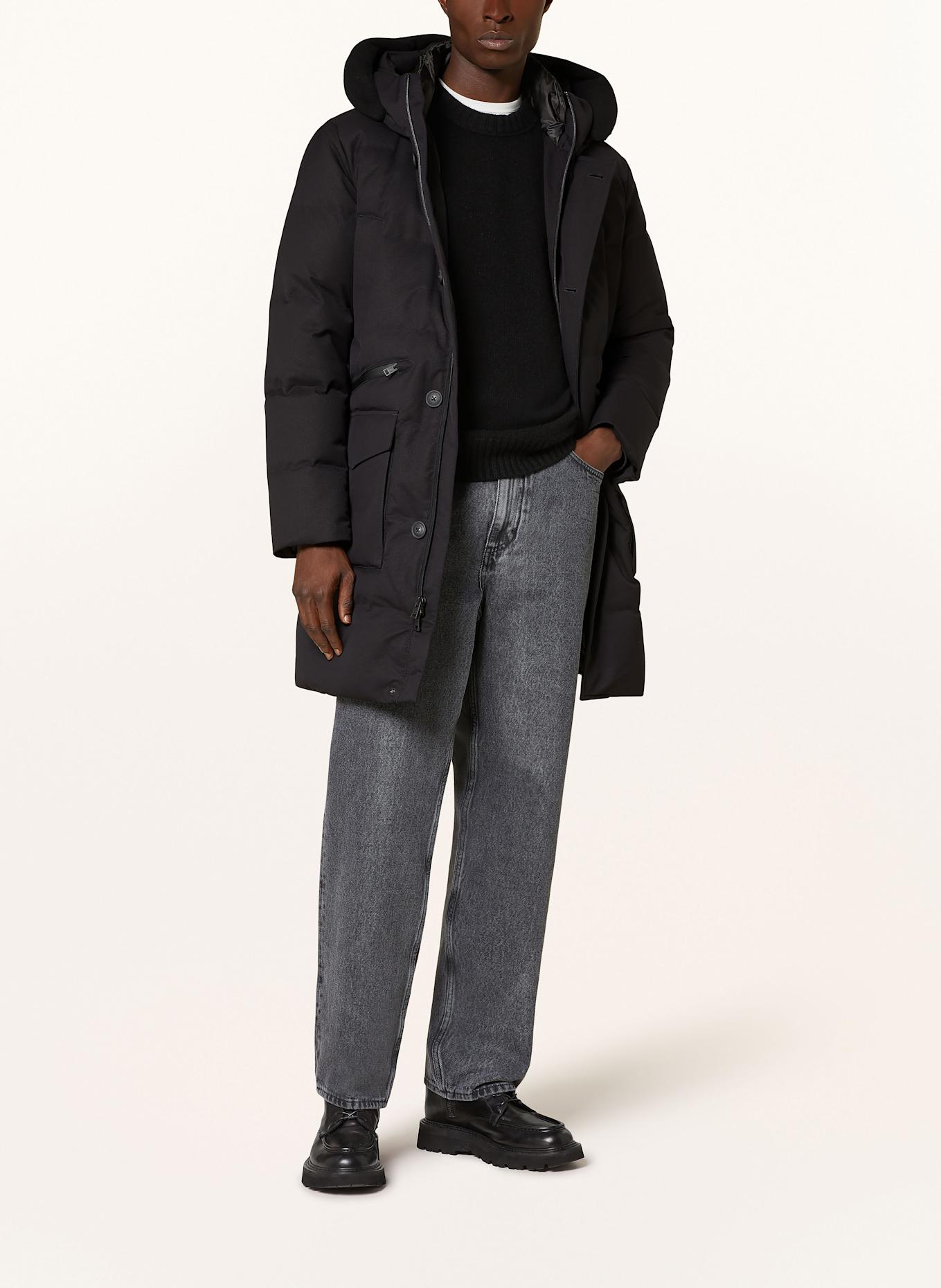WOOLRICH Daunenparka: SCHWARZ