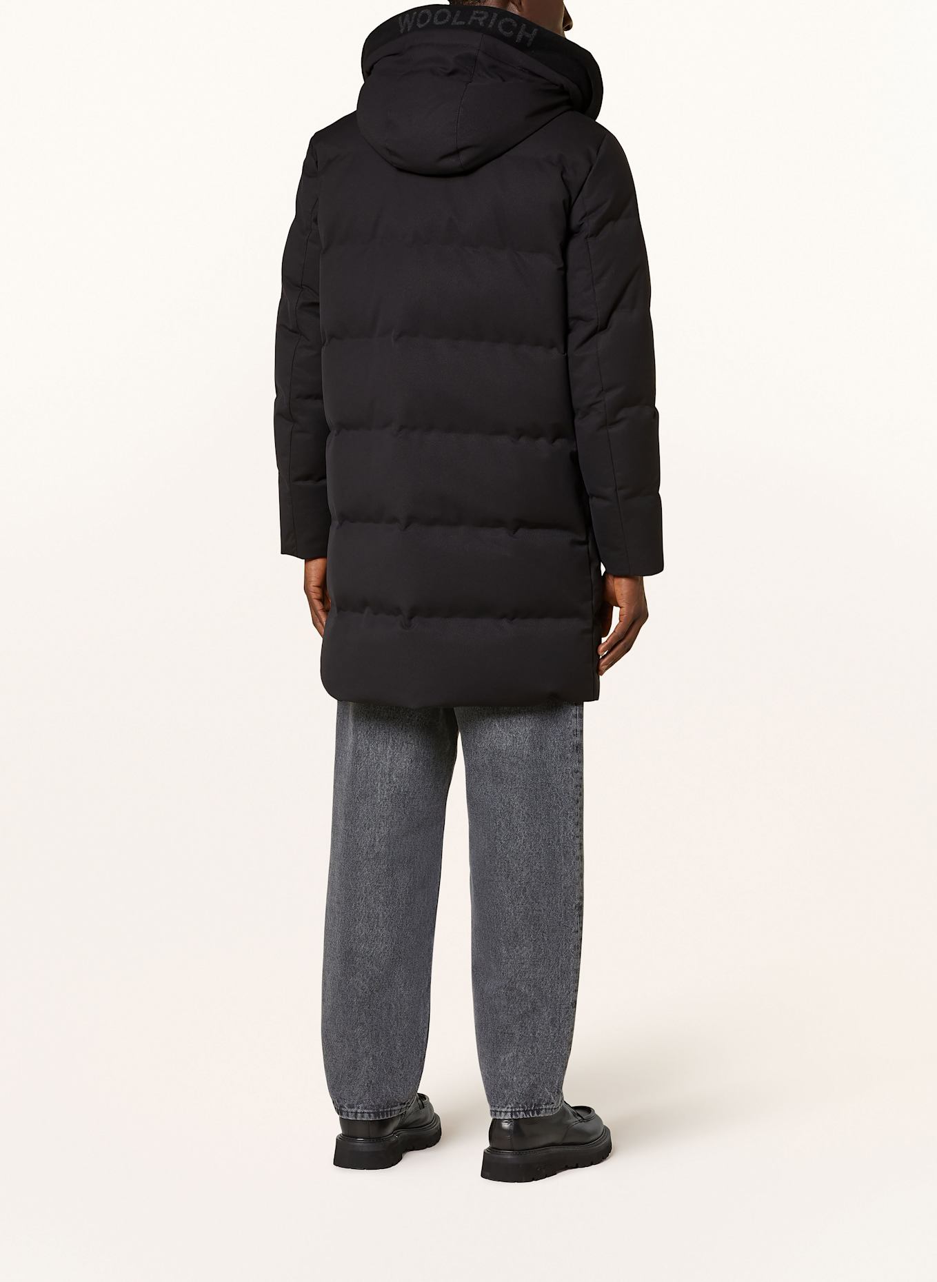 WOOLRICH Daunenparka: SCHWARZ