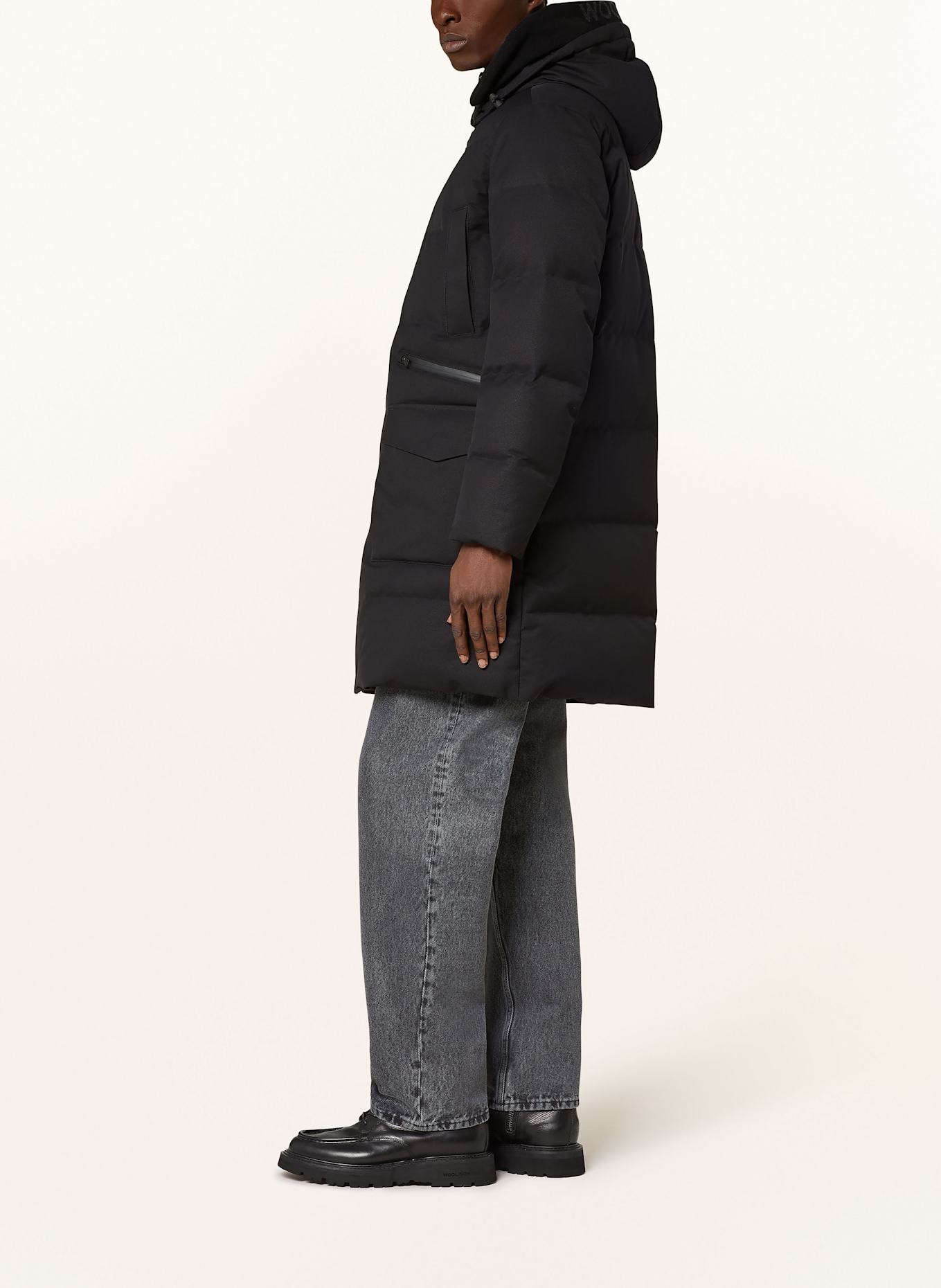 WOOLRICH Daunenparka: SCHWARZ