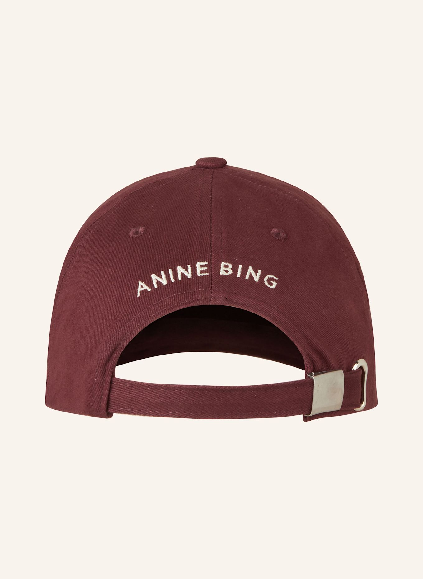 ANINE BING Cap JEREMY: DUNKELROT