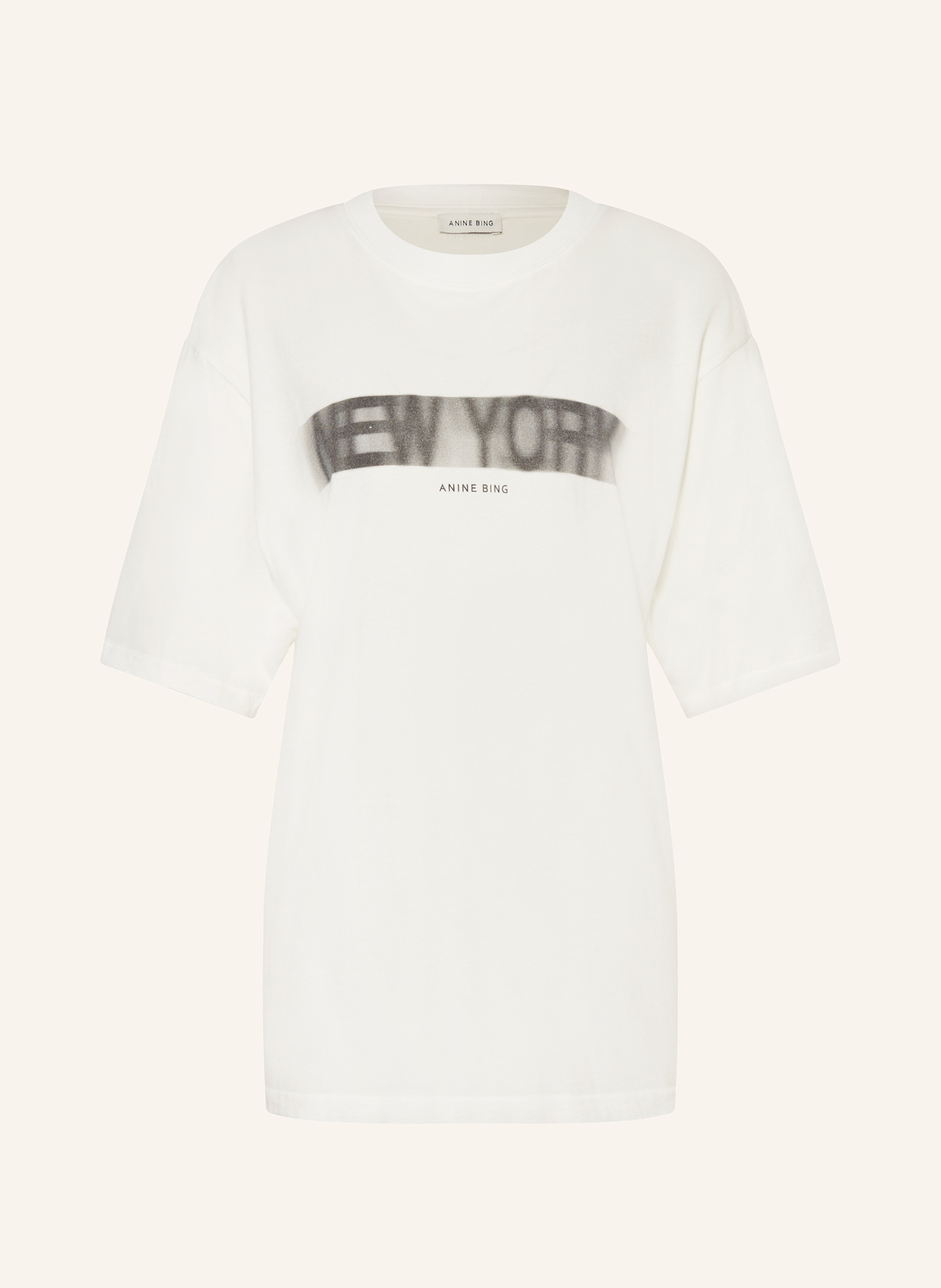 ANINE BING T-shirt CASON: WHITE / GRAY