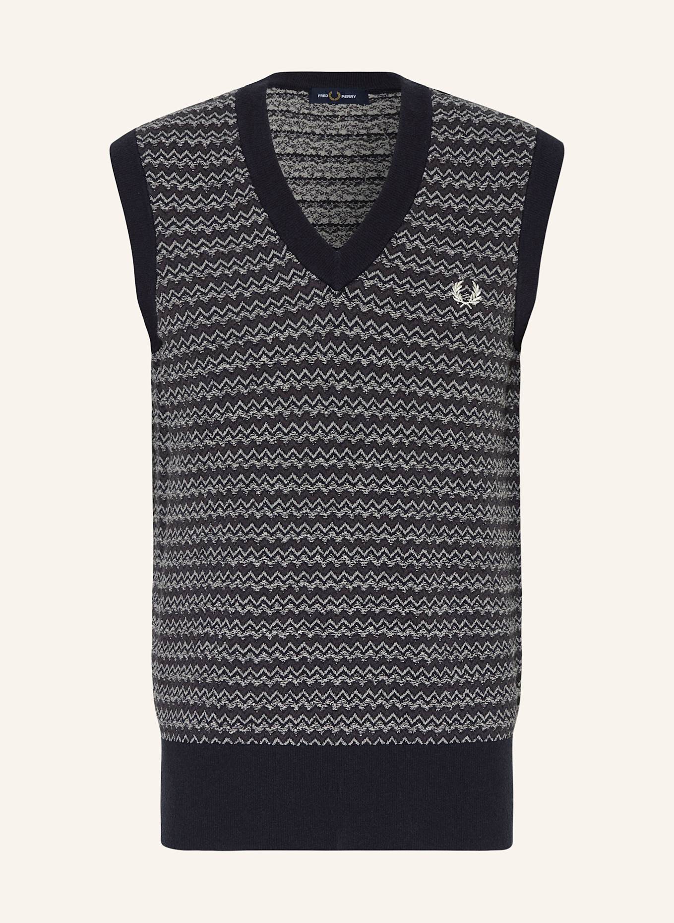 Fred perry sweater vest sales