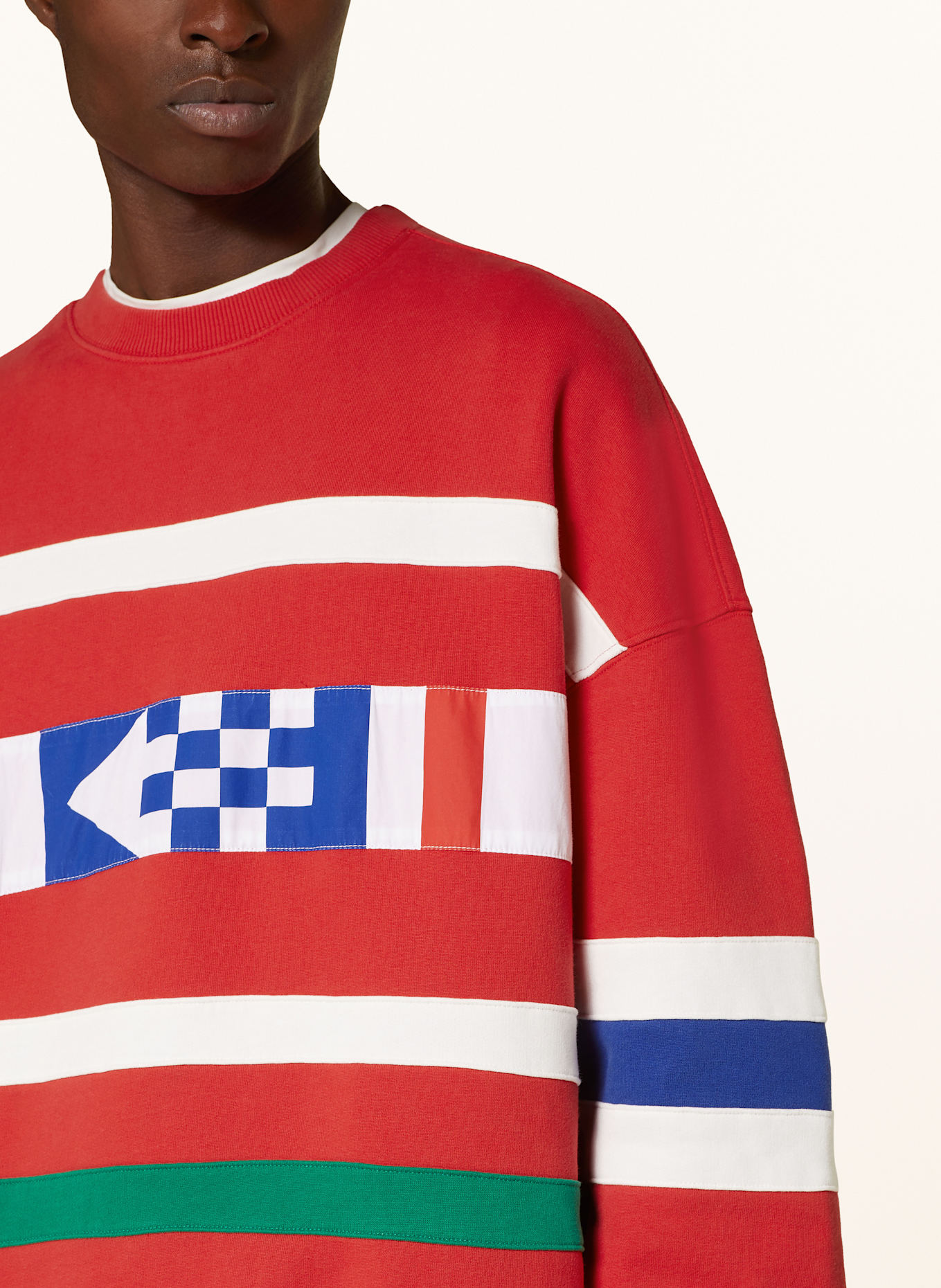 GANT Sweatshirt in red white blue