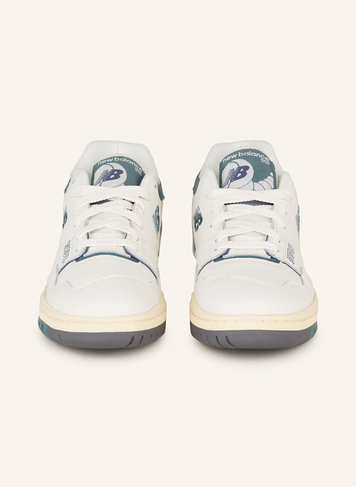 new balance Sneakers 550, Color: WHITE/ GREEN (Image 3)