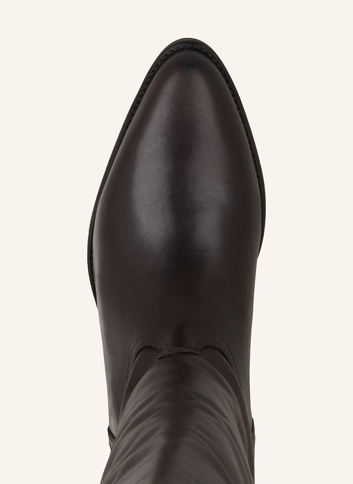 BRONX Cowboy boots KENDR-A: DARK BROWN