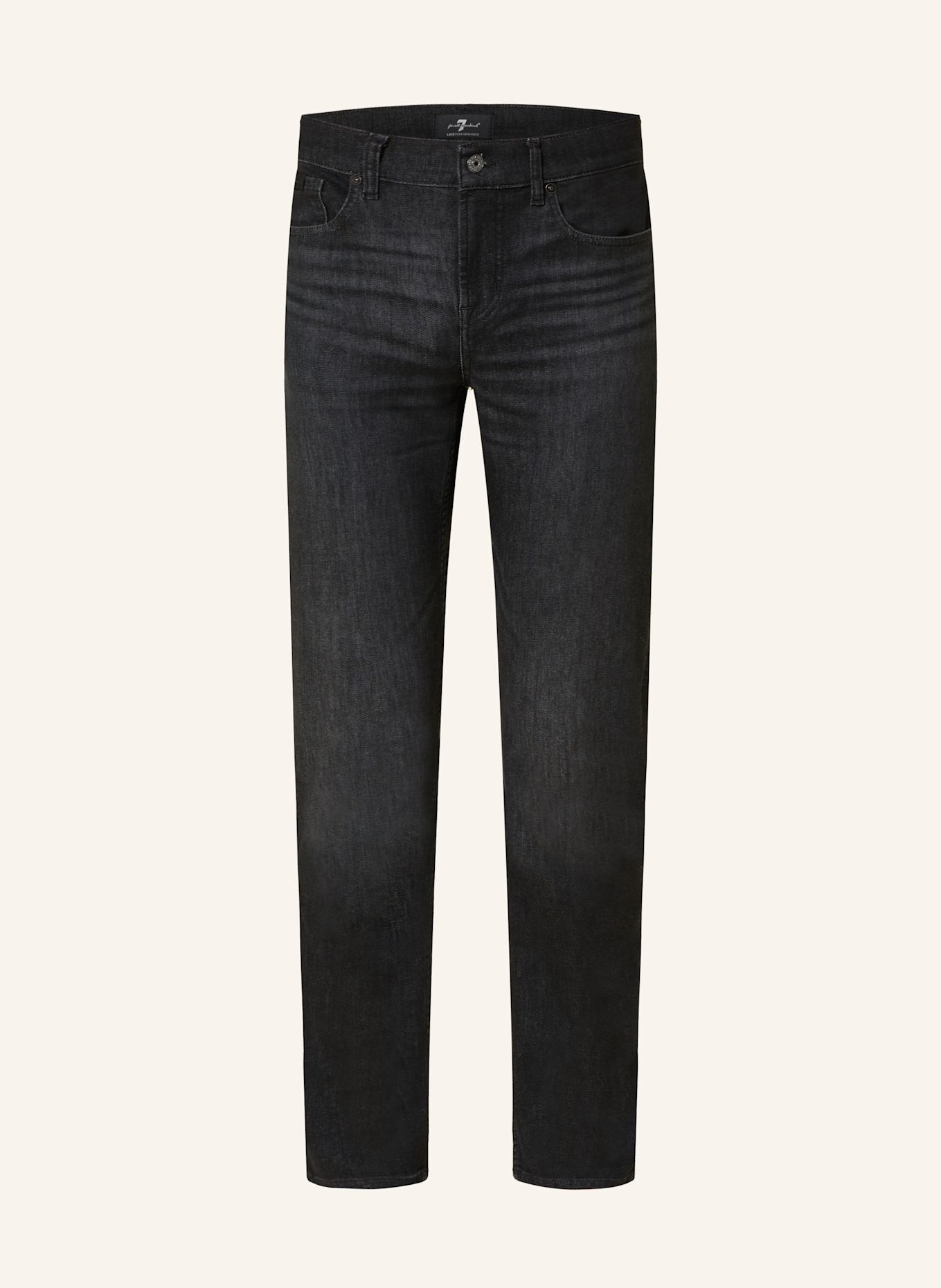 7 for all mankind Jeansy slim fit: BLACK