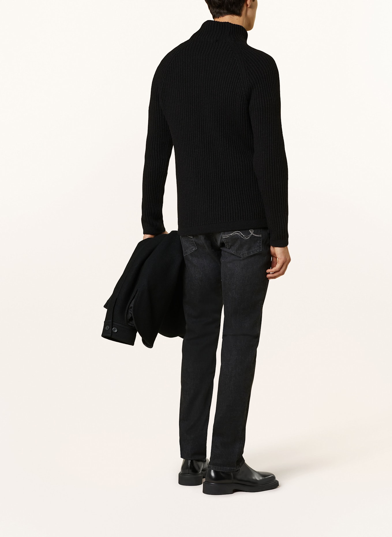7 for all mankind Jeansy slim fit: BLACK