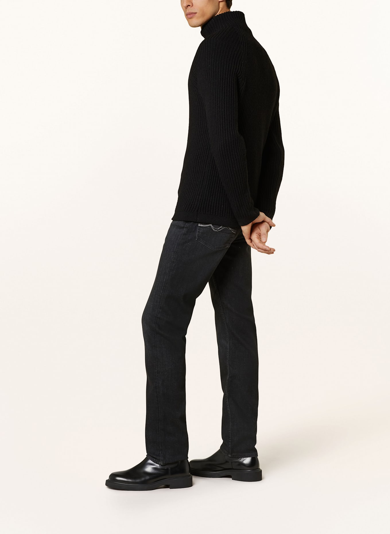 7 for all mankind Jeansy slim fit: BLACK