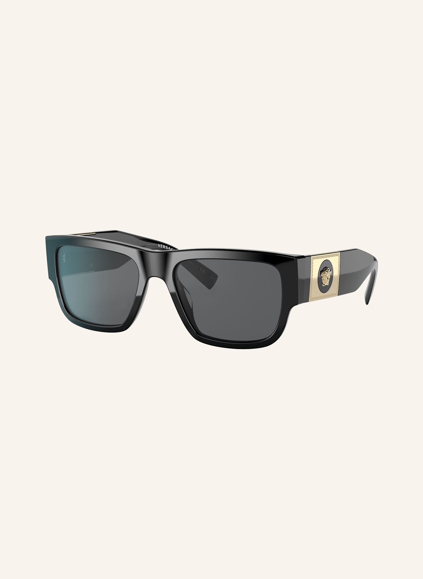VERSACE Sonnenbrille VE4406: GB1/87 - SCHWARZ/ DUNKELGRAU