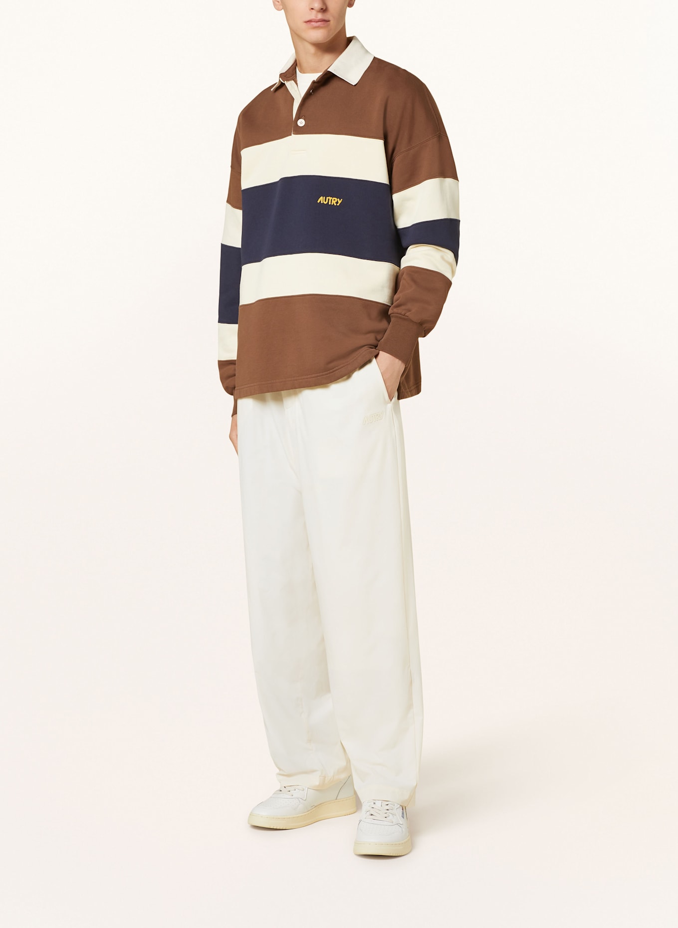 AUTRY Track pants: CREAM