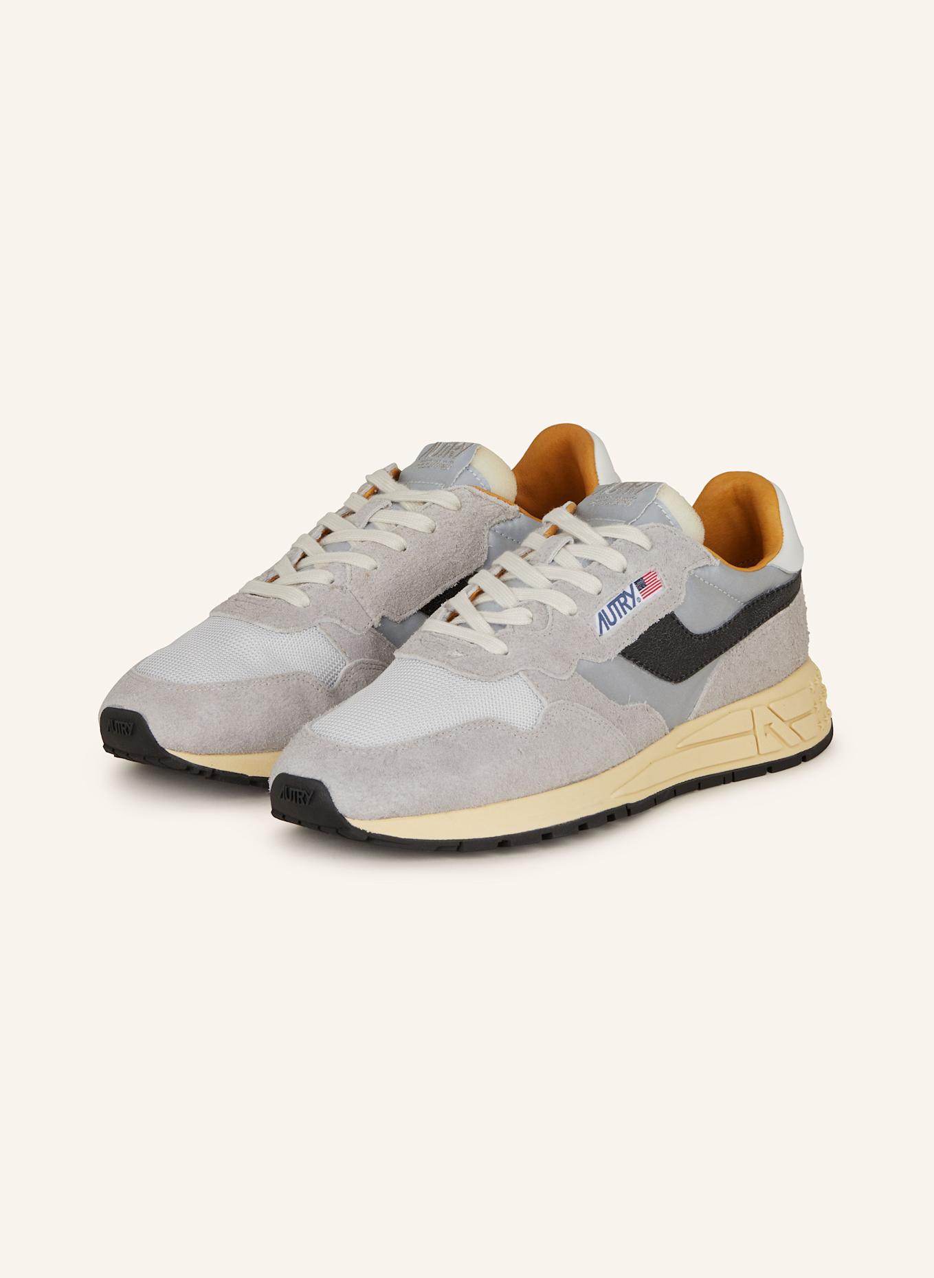 AUTRY Sneakers REELWIND LOW: LIGHT GRAY / SILVER