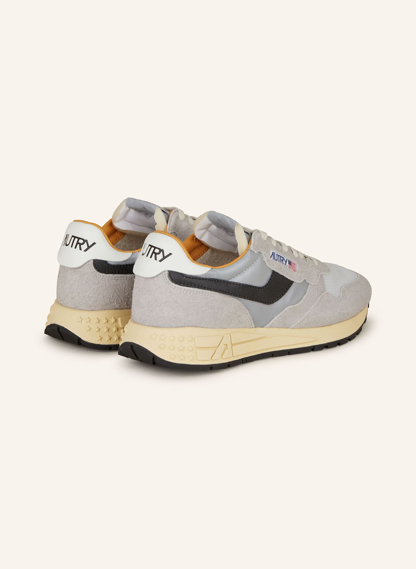 AUTRY Sneakers REELWIND LOW: LIGHT GRAY / SILVER
