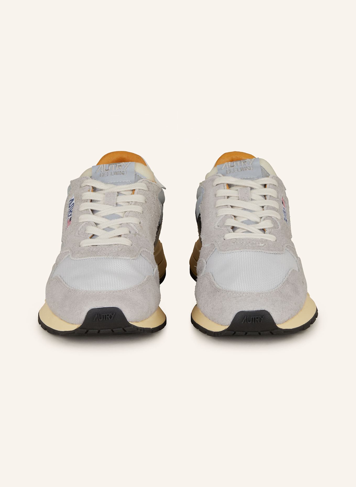 AUTRY Sneakers REELWIND LOW: LIGHT GRAY / SILVER