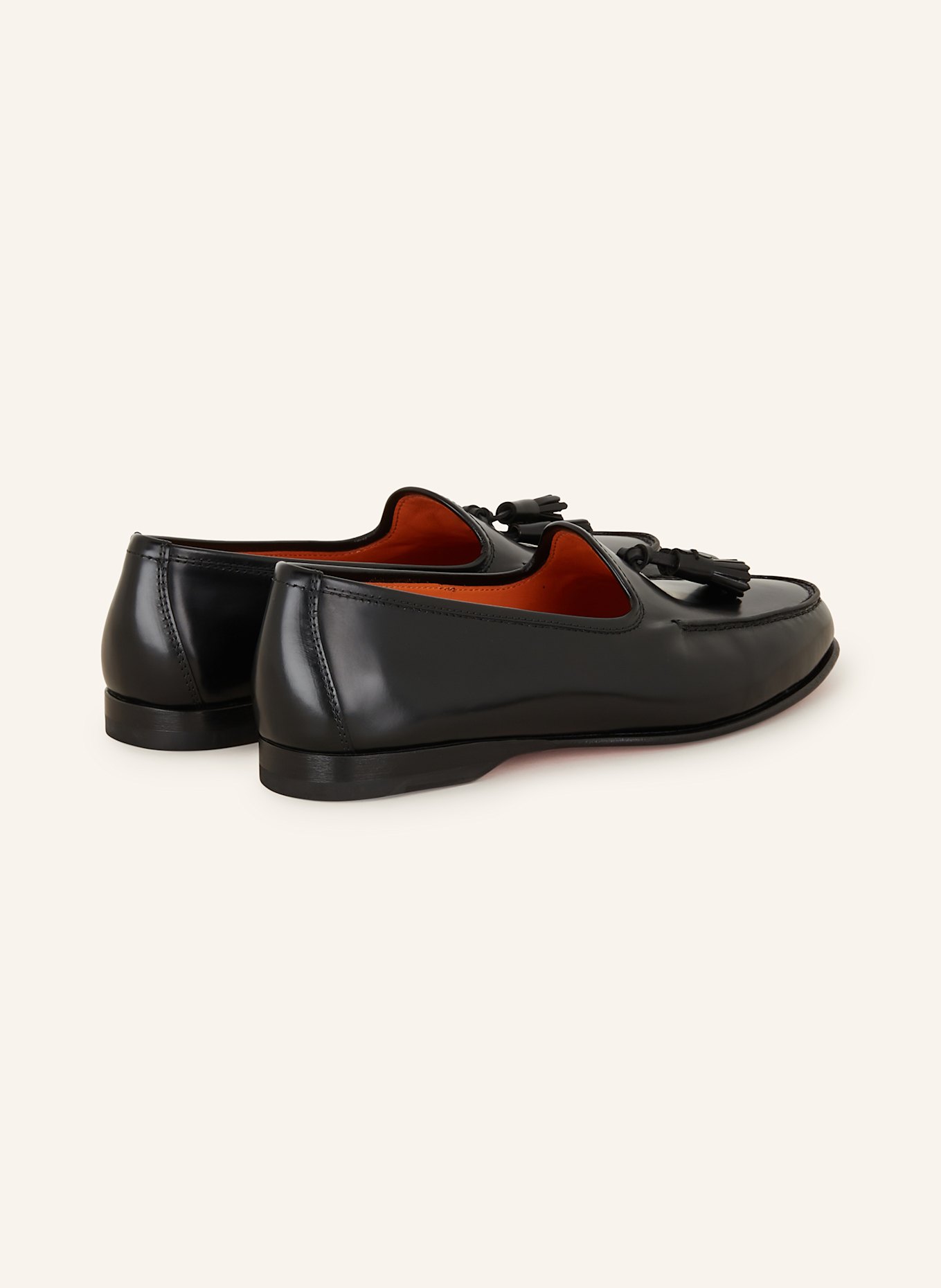 Santoni Loafer PENNY-POHN01: SCHWARZ
