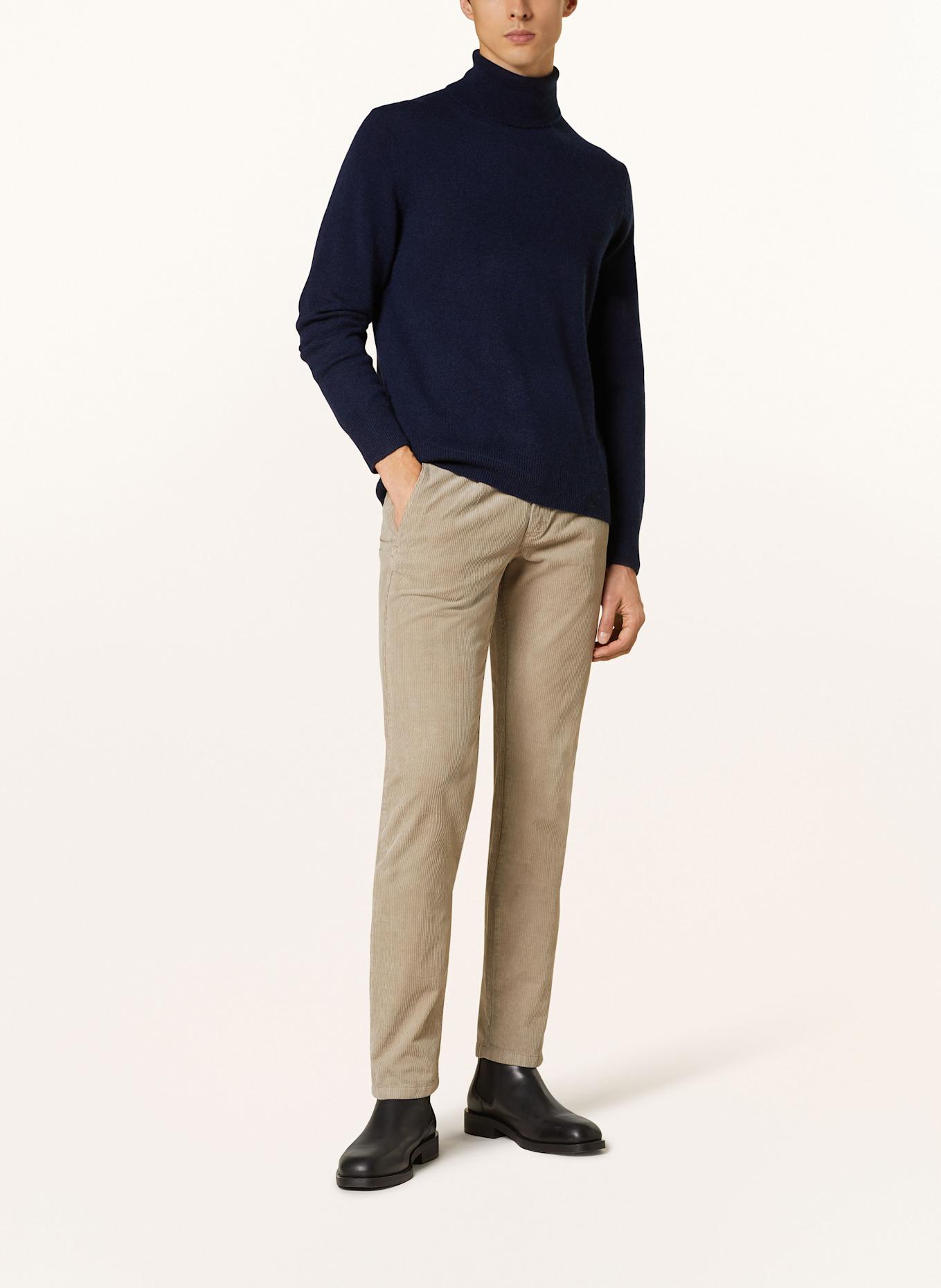 DIGEL Rollkragenpullover FRANCIS aus Cashmere: DUNKELBLAU