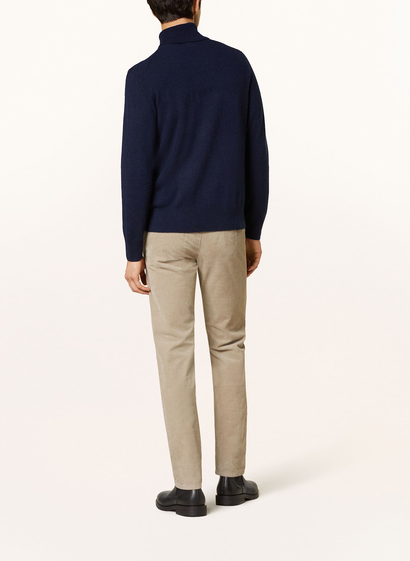 DIGEL Rollkragenpullover FRANCIS aus Cashmere: DUNKELBLAU