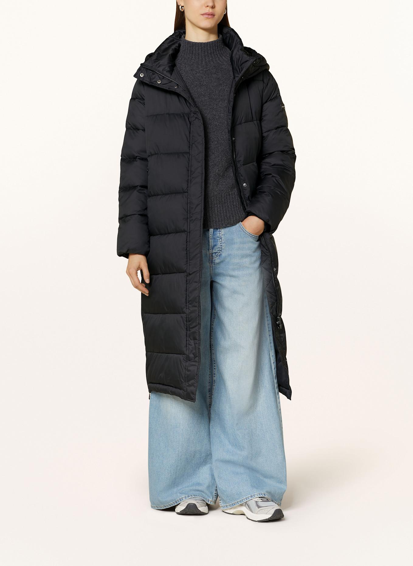 FRIEDA & FREDDIES Steppmantel CLEVELAND: SCHWARZ