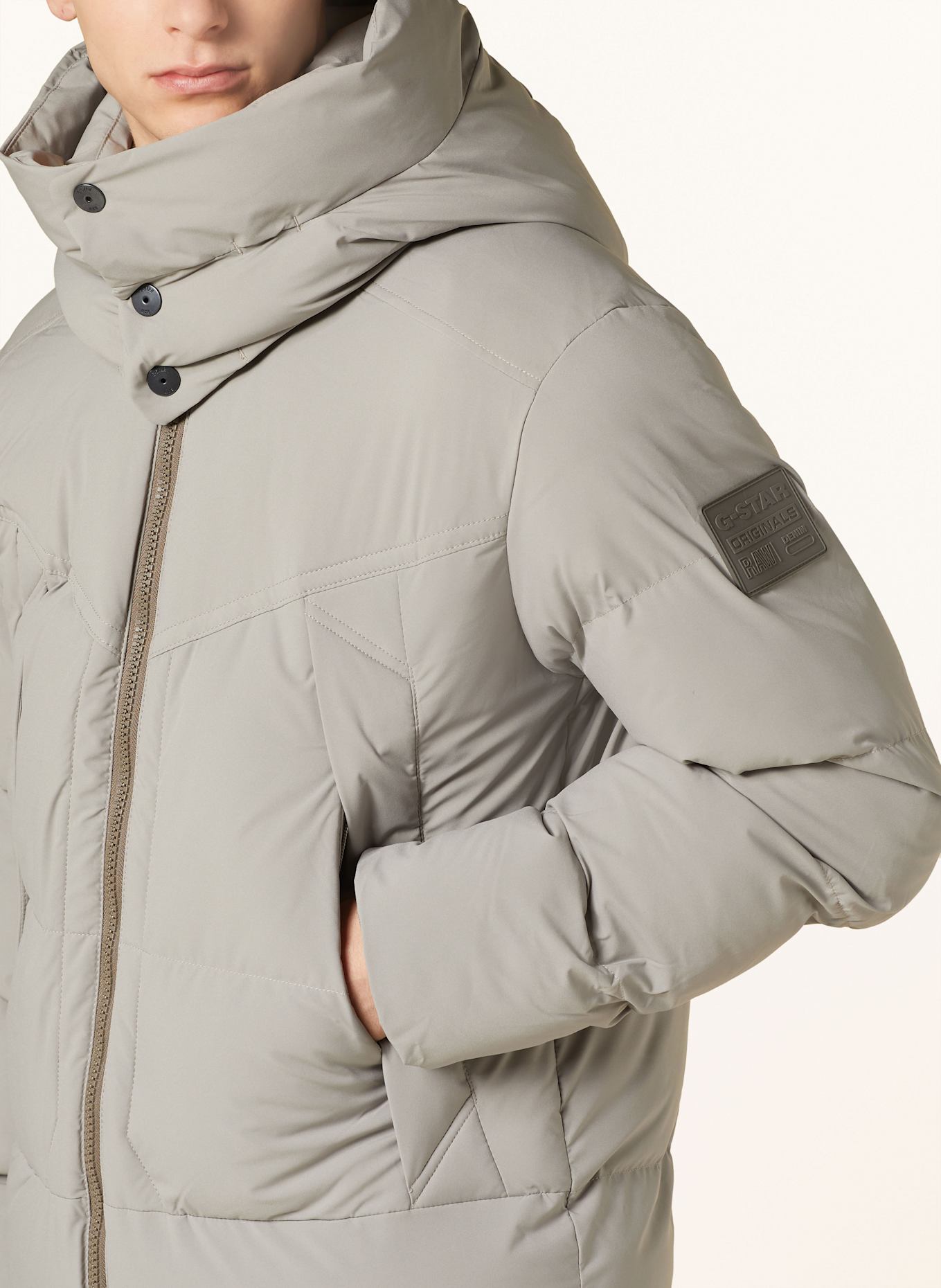 G Star Quilted jacket G WHISTLER with detachable hood