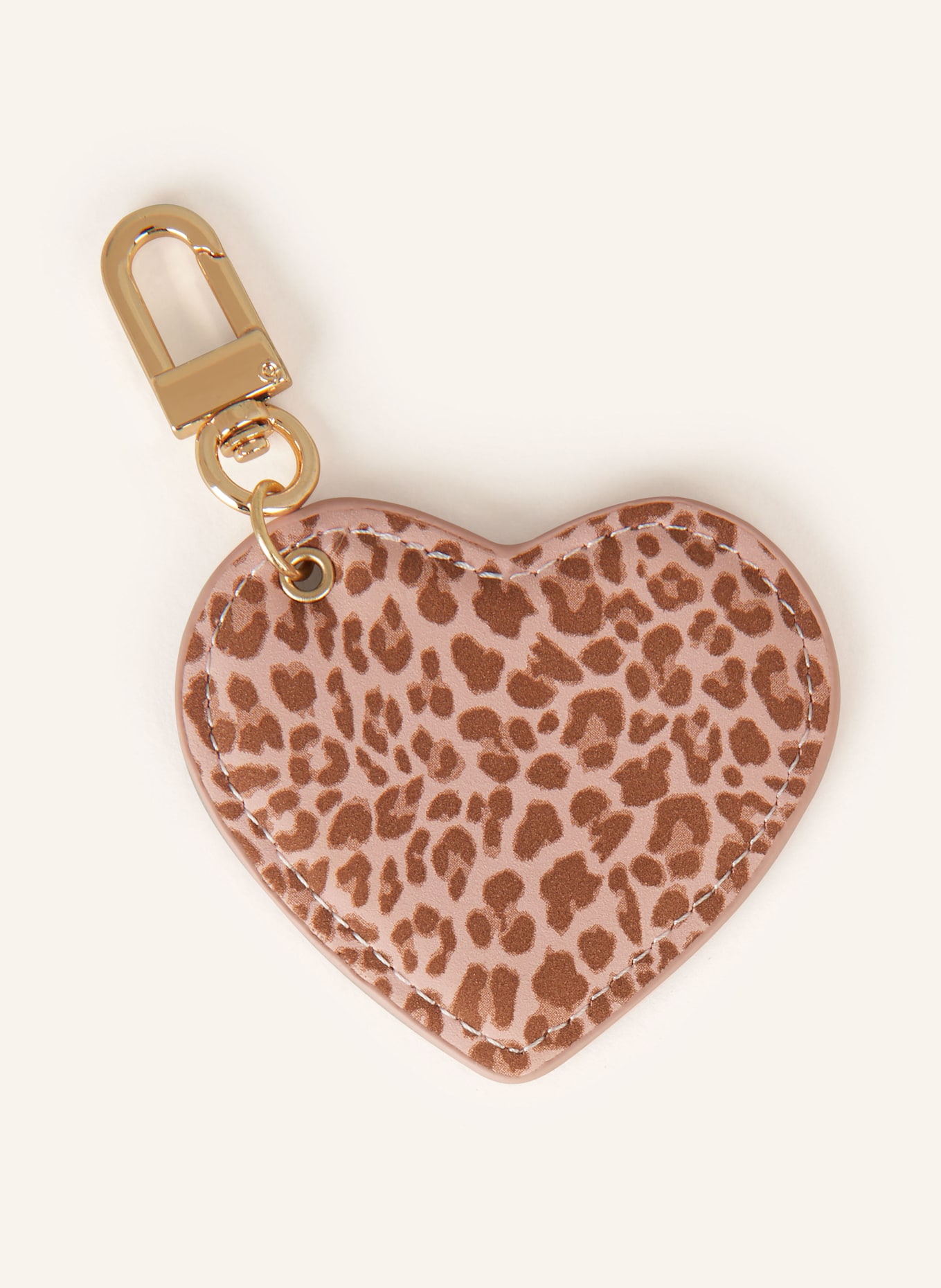 SEIDENFELT Bag charm: ROSE / BROWN