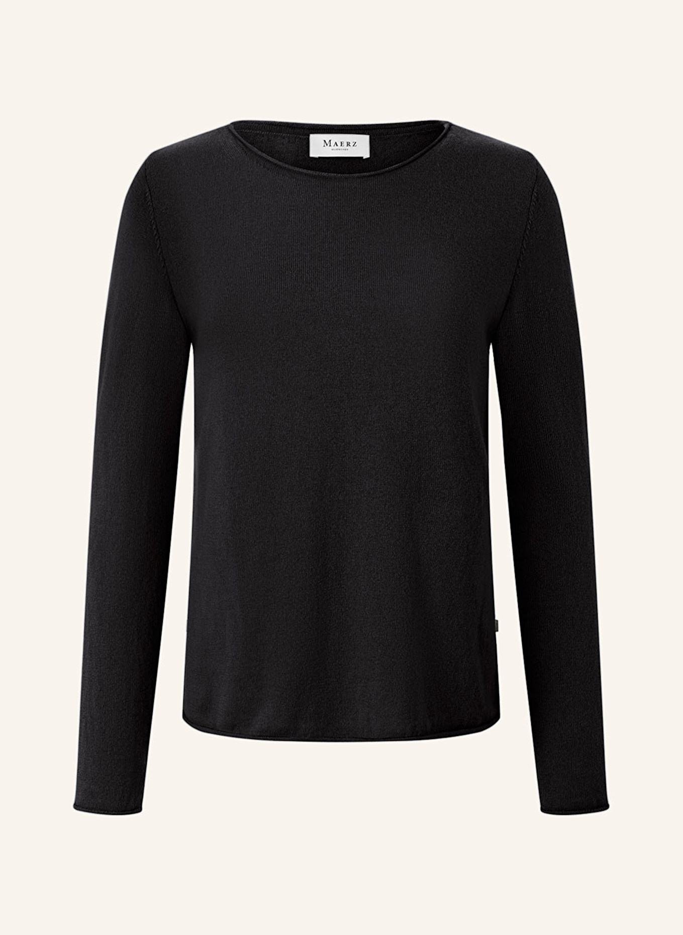 MAERZ MUENCHEN Pullover: SCHWARZ