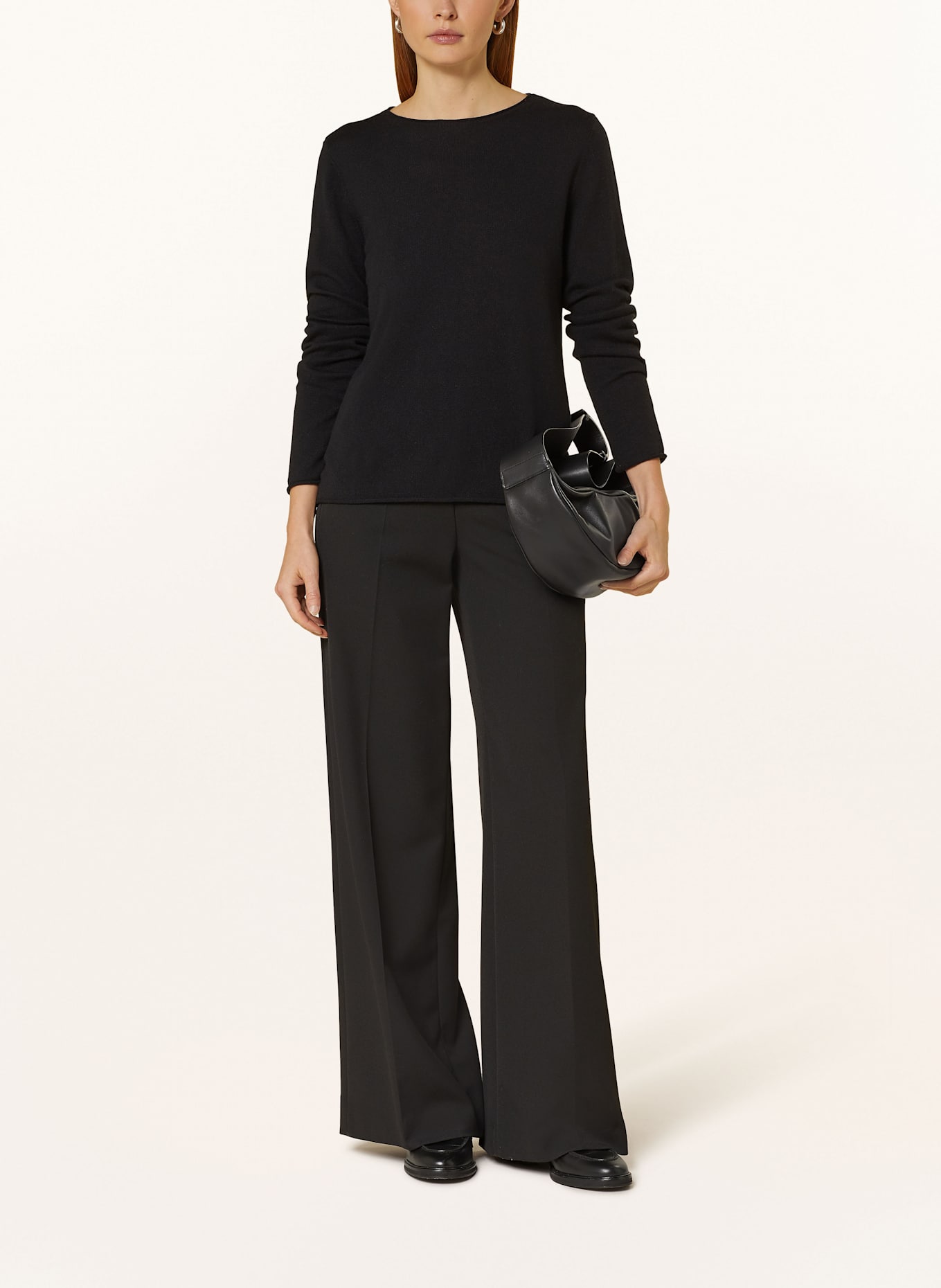 MAERZ MUENCHEN Pullover: SCHWARZ