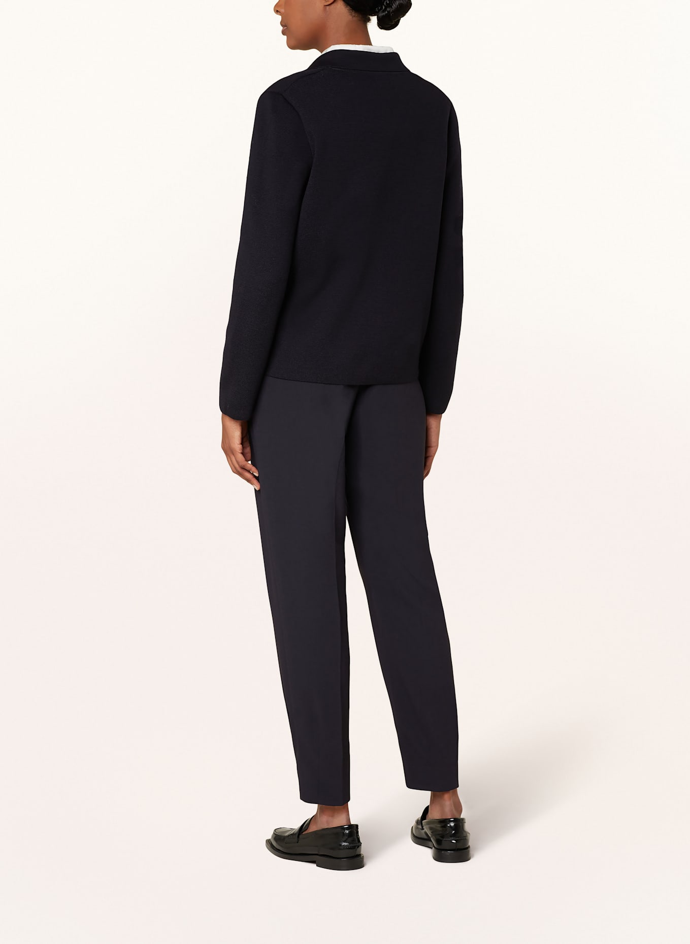 MAERZ MUENCHEN Strickblazer: DUNKELBLAU