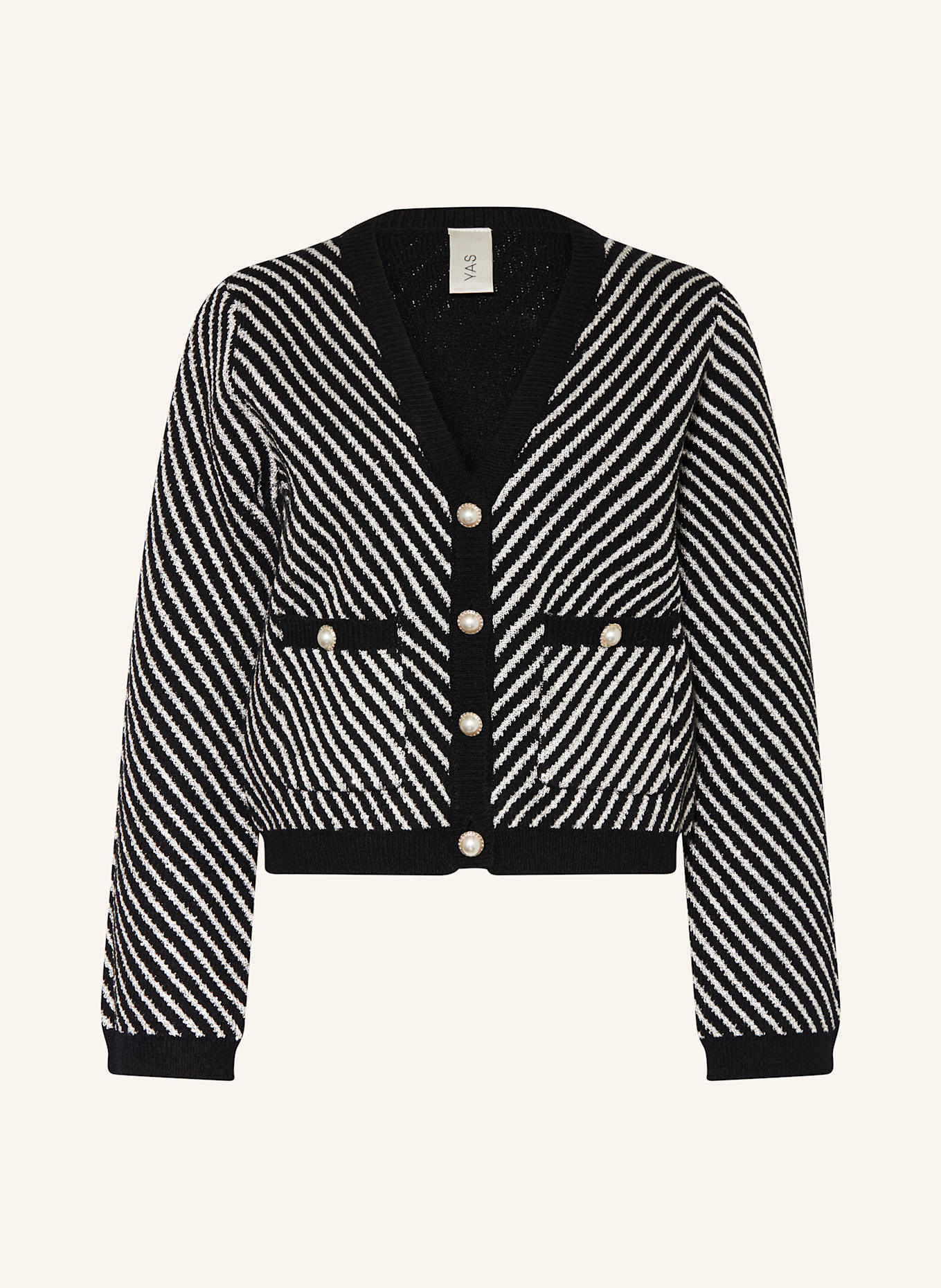 Y.A.S. Strickjacke mit Pailletten