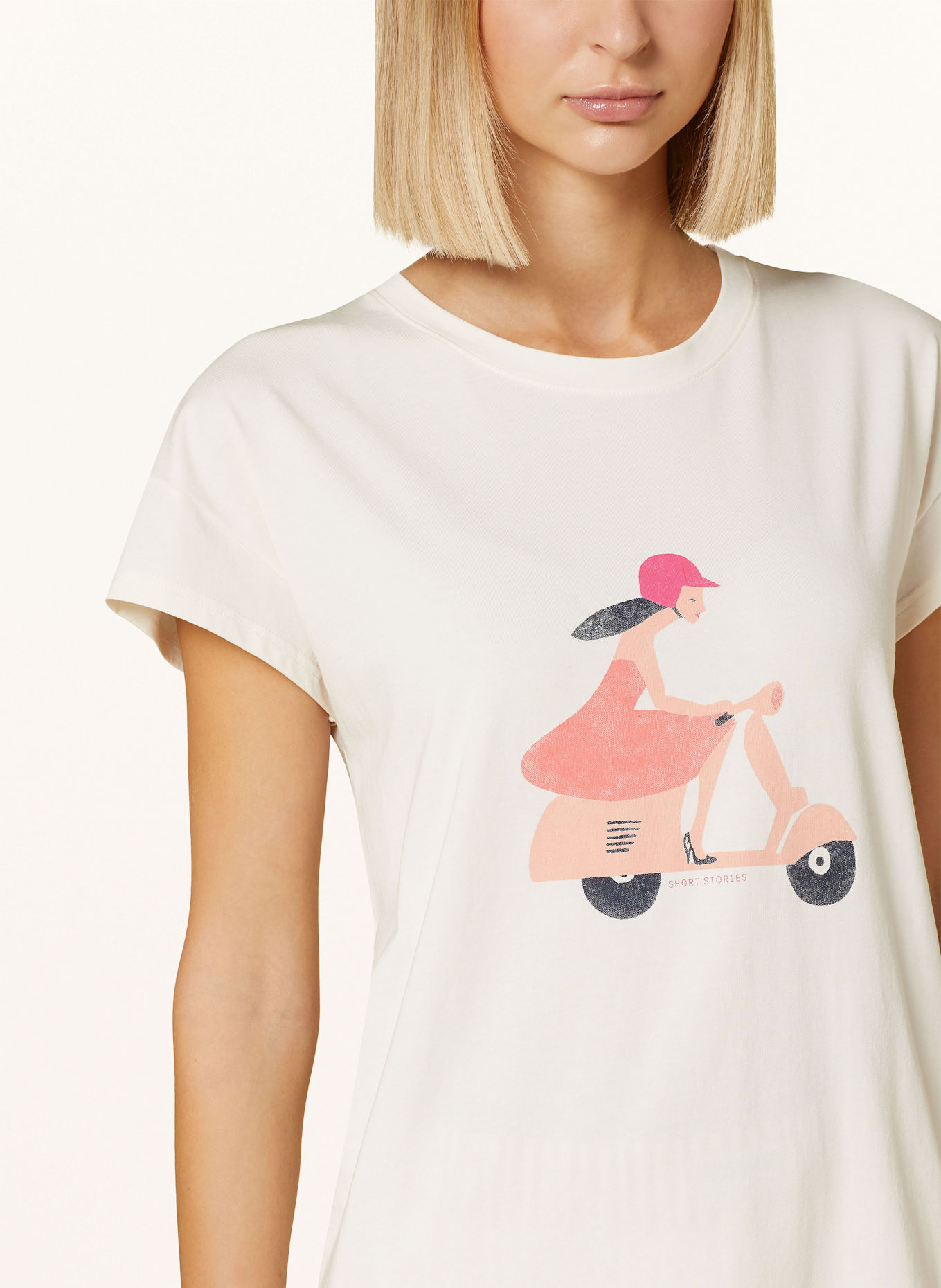 SHORT STORIES Pajama shirt: ECRU