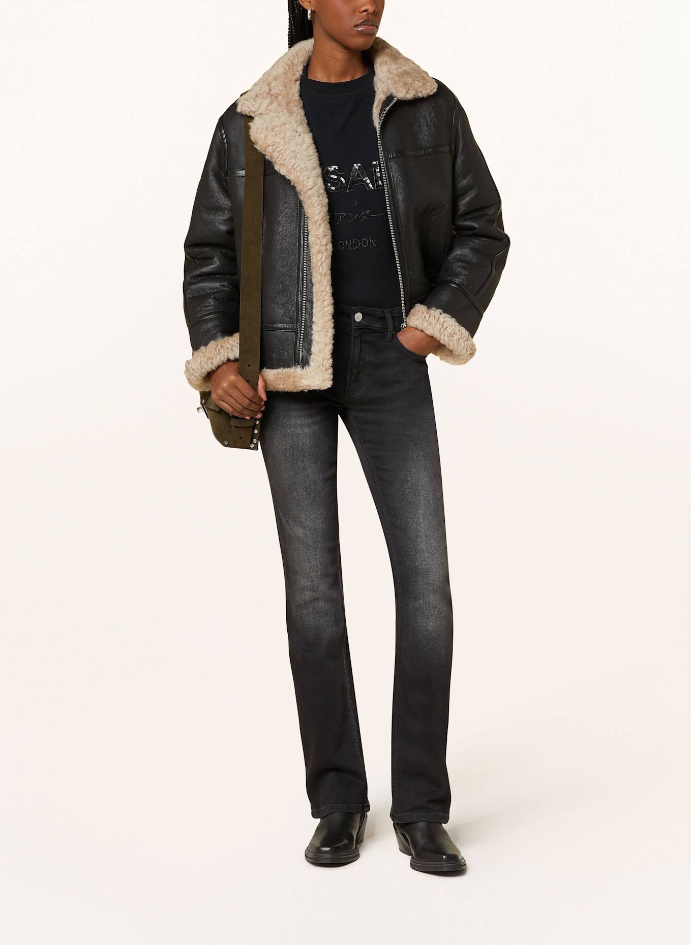 ALLSAINTS Leather jacket LOREL