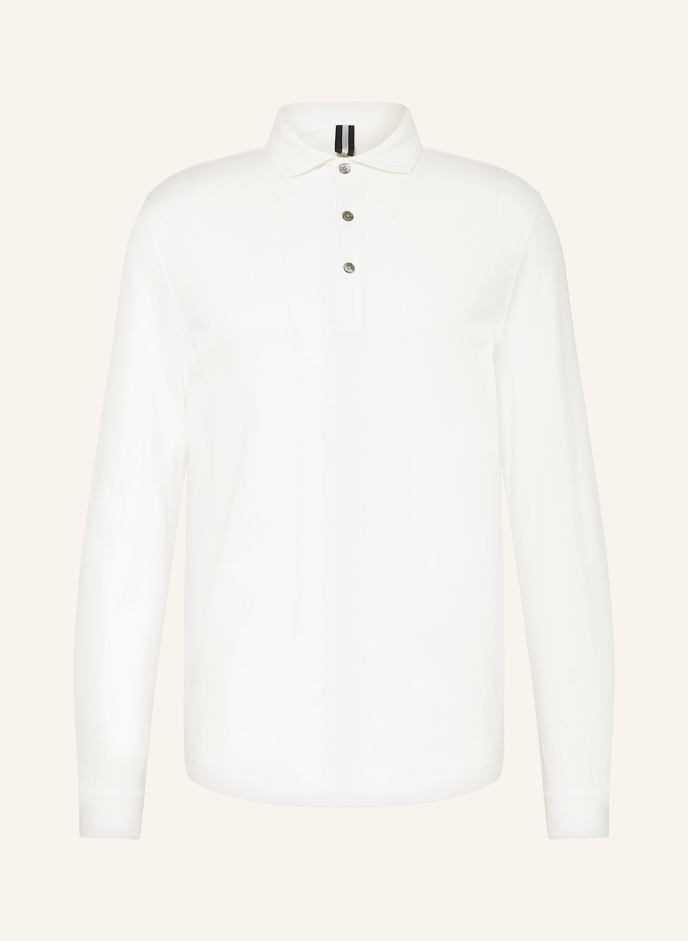 PROFUOMO Jersey-Poloshirt: WEISS