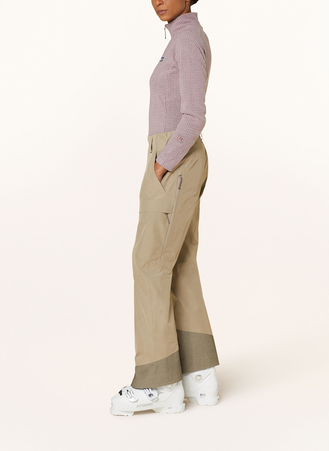 patagonia Skibroek STORM SHIFT: BEIGE