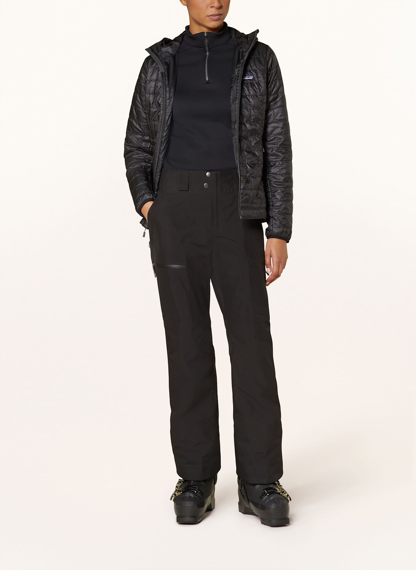 patagonia Pantalon de ski INSULATED STORM SHIFT: NOIR