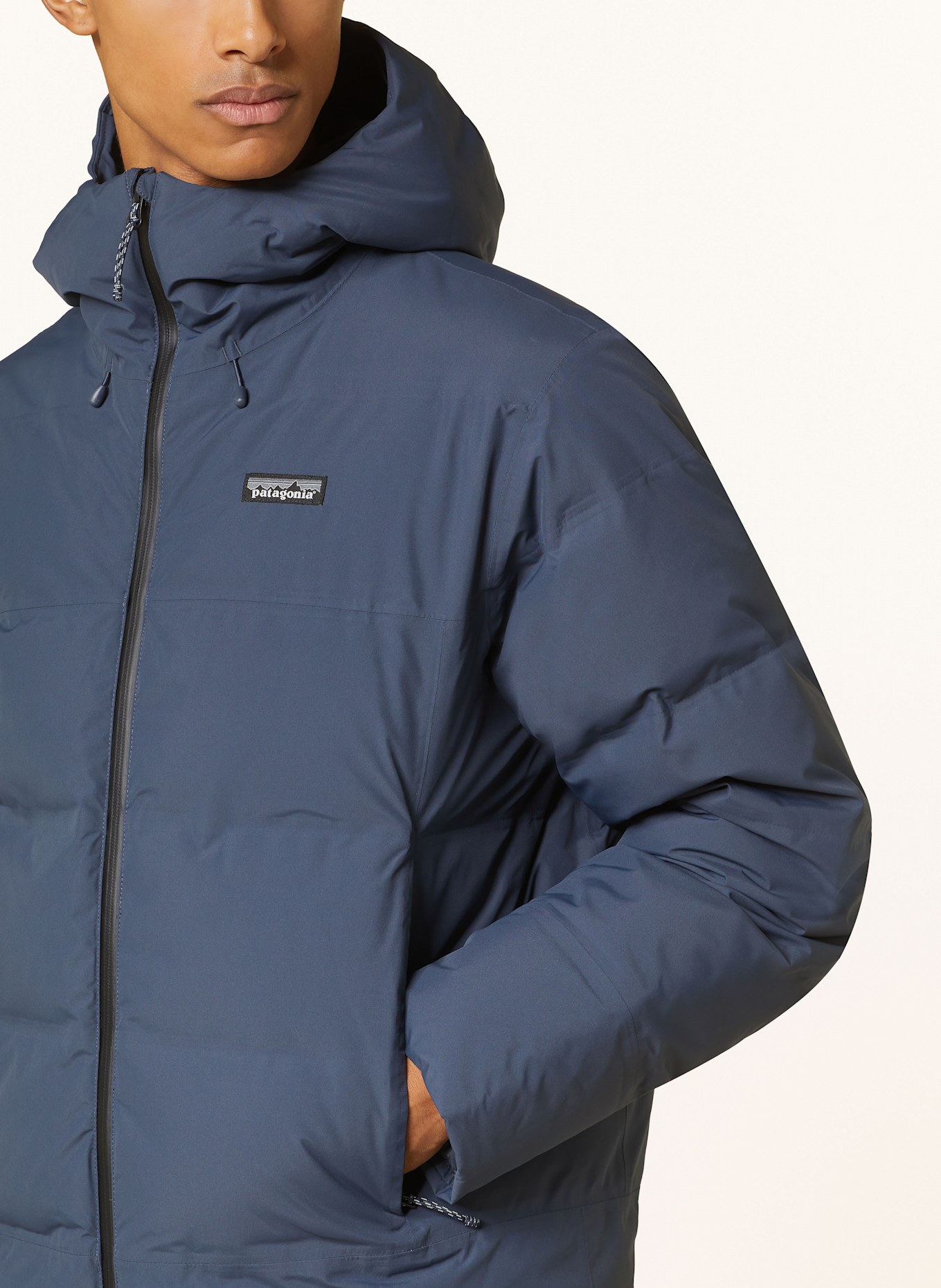patagonia Donsjack JACKSON GLACIER: BLAUW