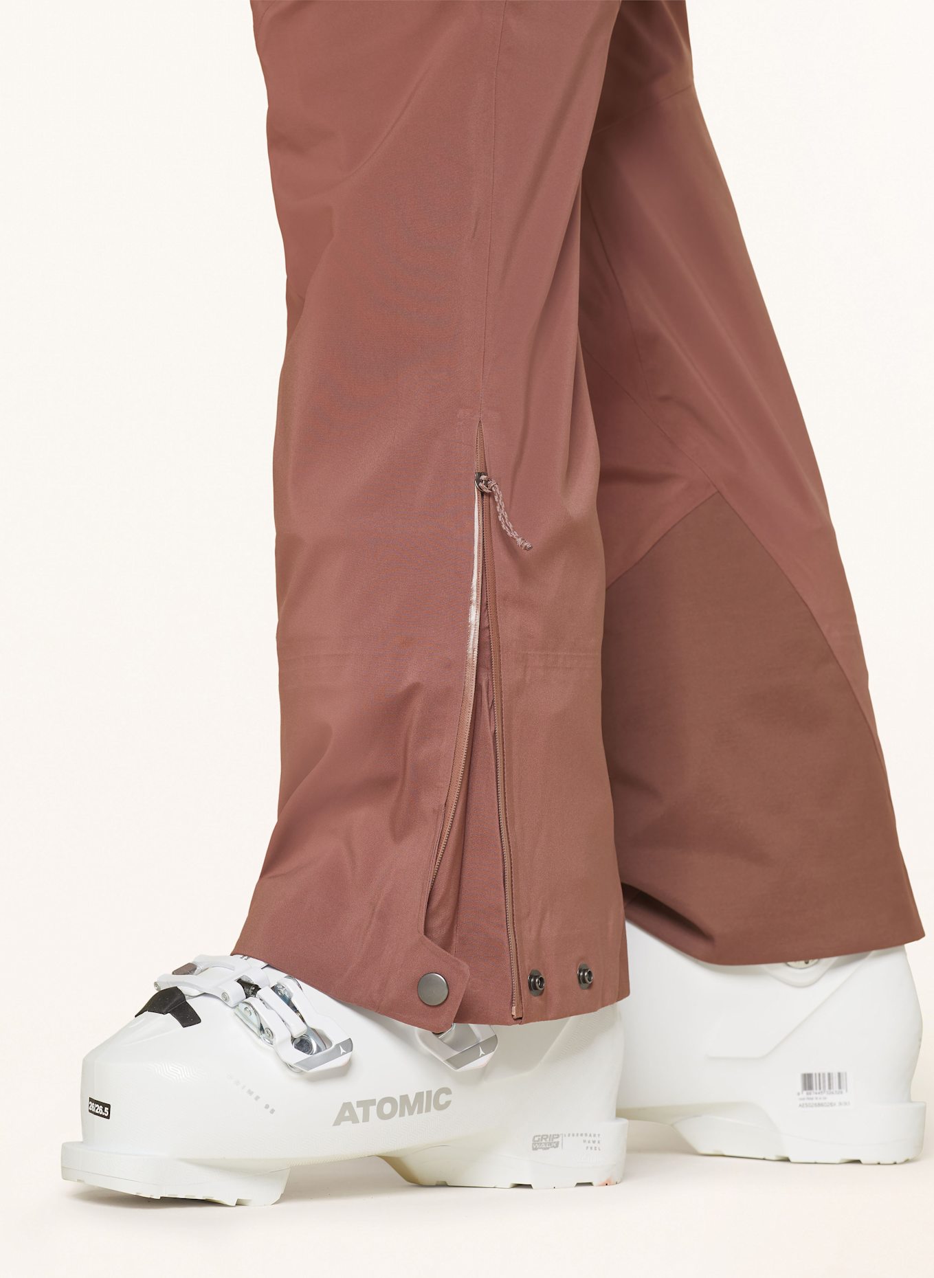 patagonia STORMSTRIDE hardshell ski pants: DUSKY PINK