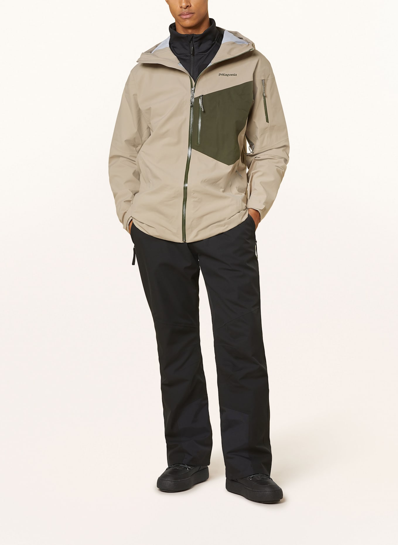 patagonia Skijacke SNOWDRIFTER: HELLBRAUN/ OLIV