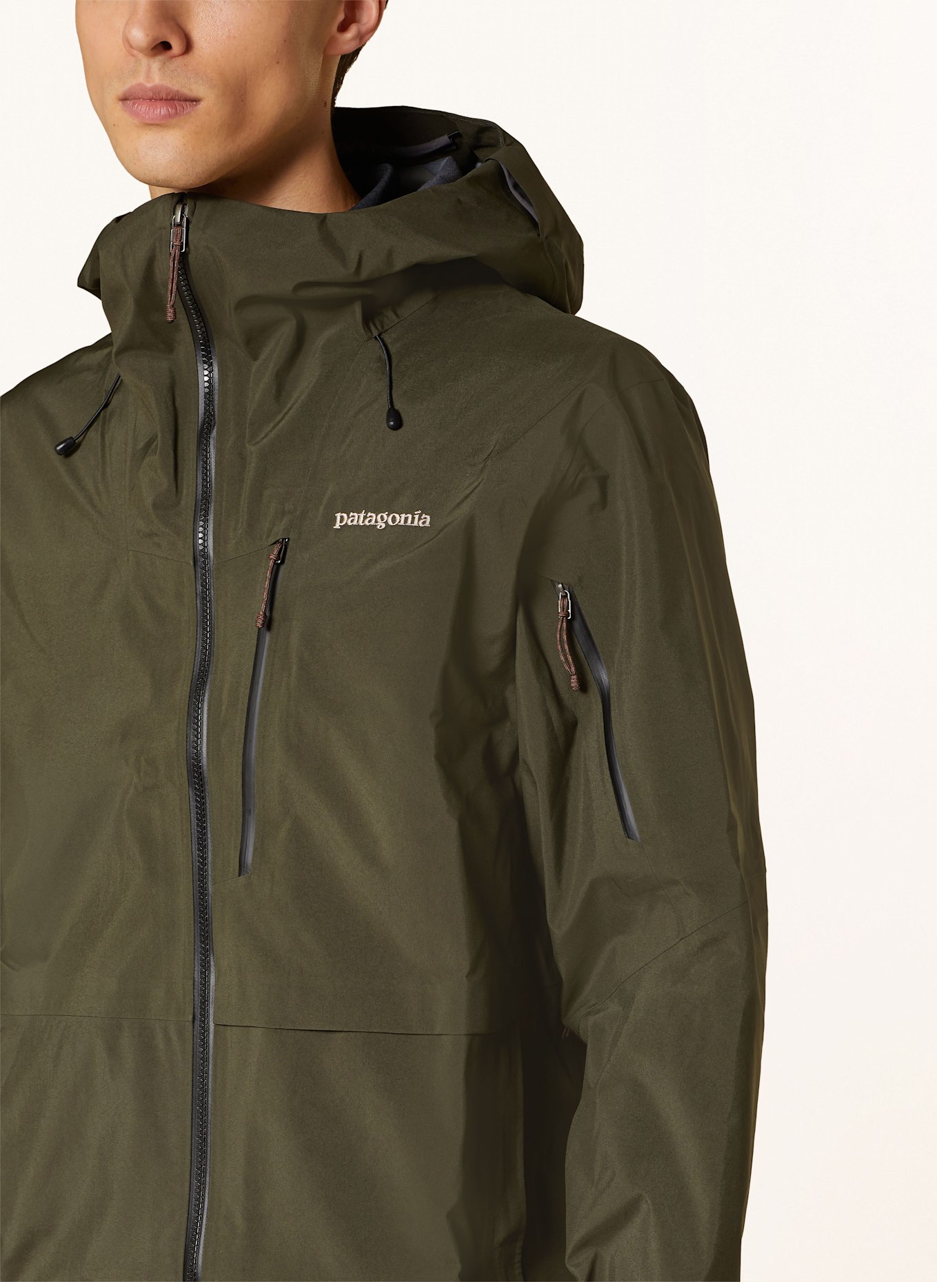 patagonia Hardshell Skijacke UNTRACKED in dunkelgrun