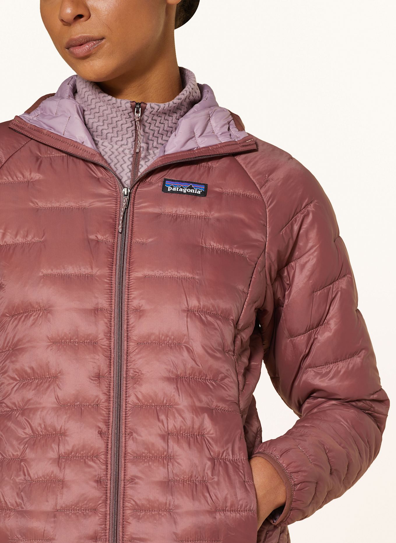 Patagonia micro puff hoody red on sale