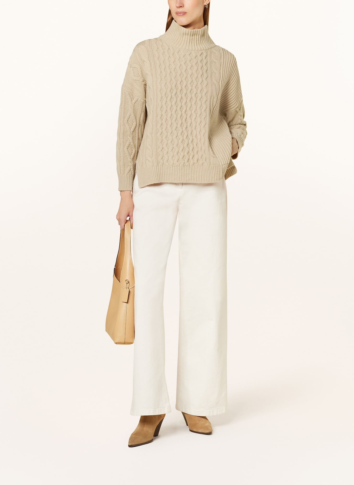 WEEKEND Max Mara Svetr VENETO, Barva: SVĚTLE HNĚDÁ (Obrázek 2)
