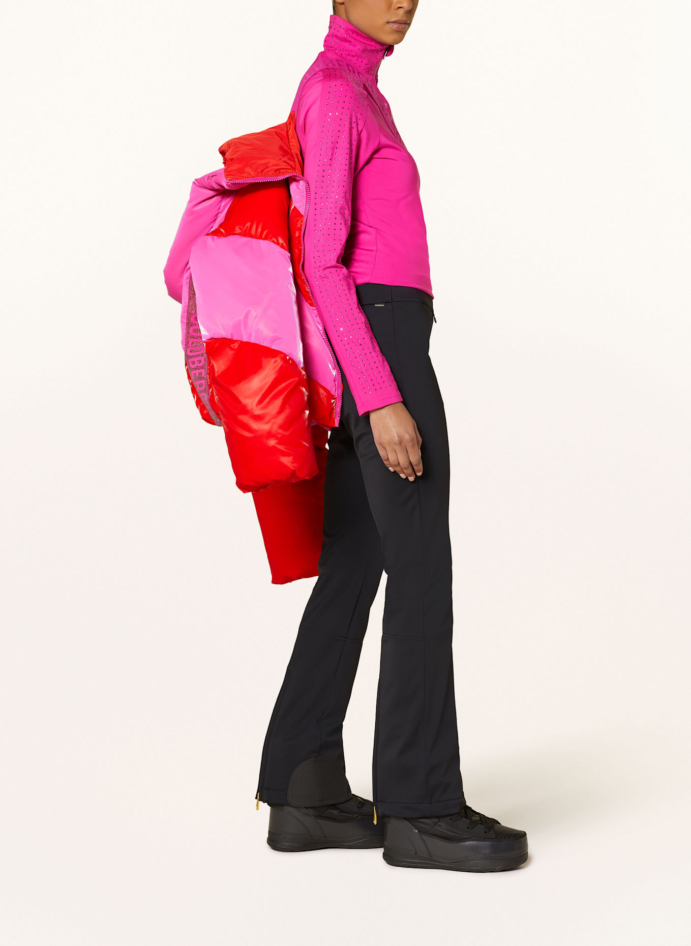 GOLDBERGH COURAGE down ski jacket, Color: RED/ PINK (Image 7)