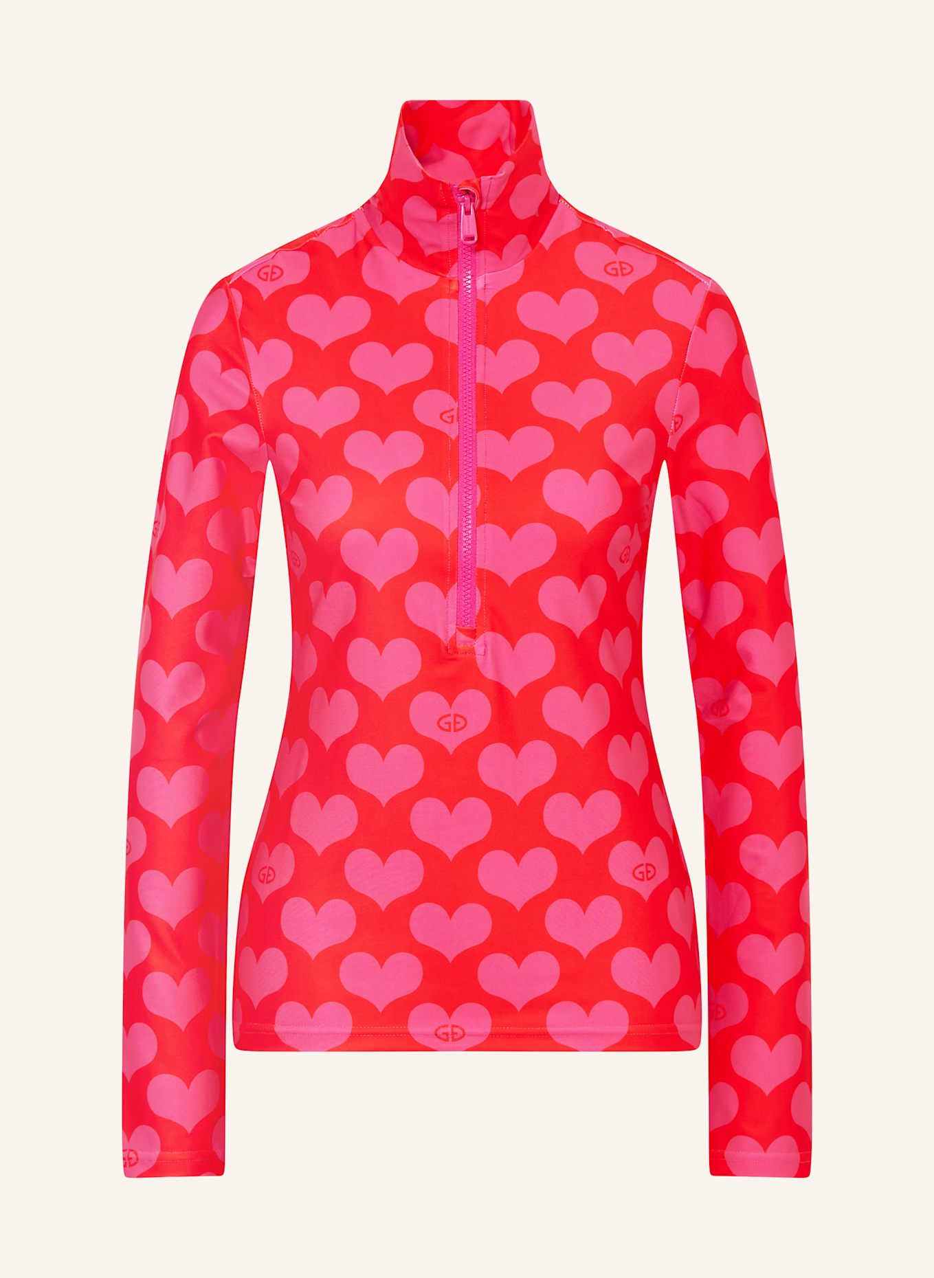 GOLDBERGH Midlayer CHRIE, Color: RED/ PINK (Image 1)