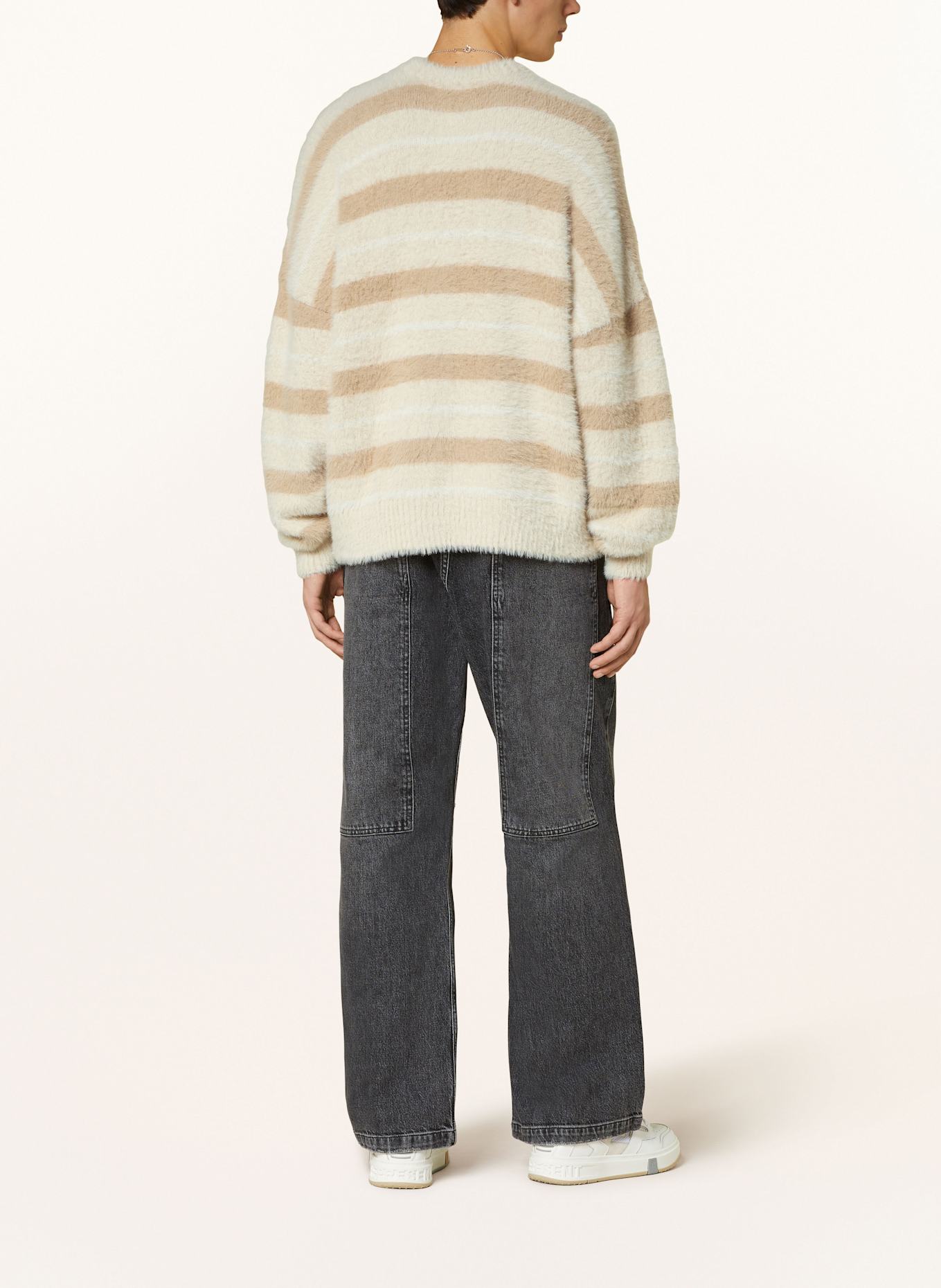 RETERNITY Pullover: CAMEL / CREME
